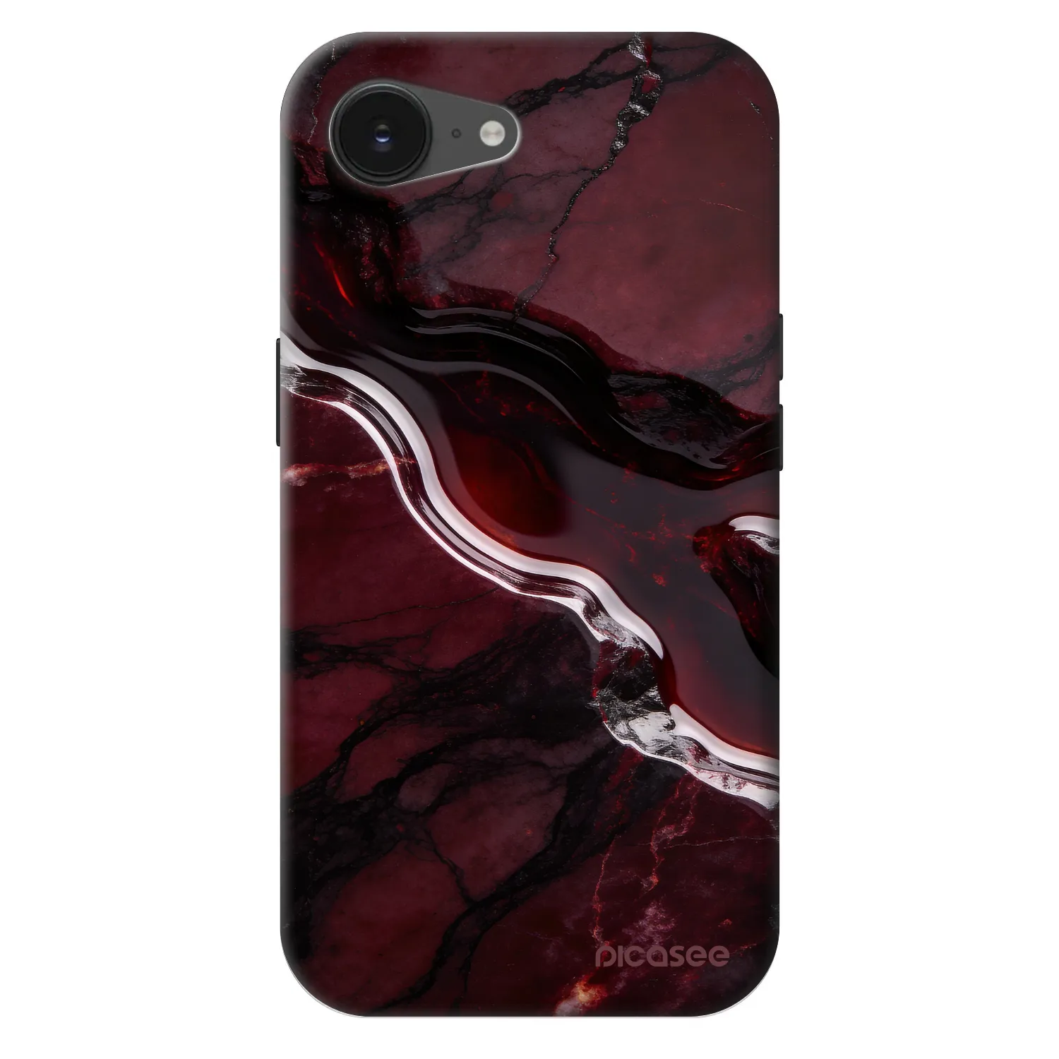 Picasee Fashion Case MagSafe pentru Apple iPhone 16e - Cherry stone