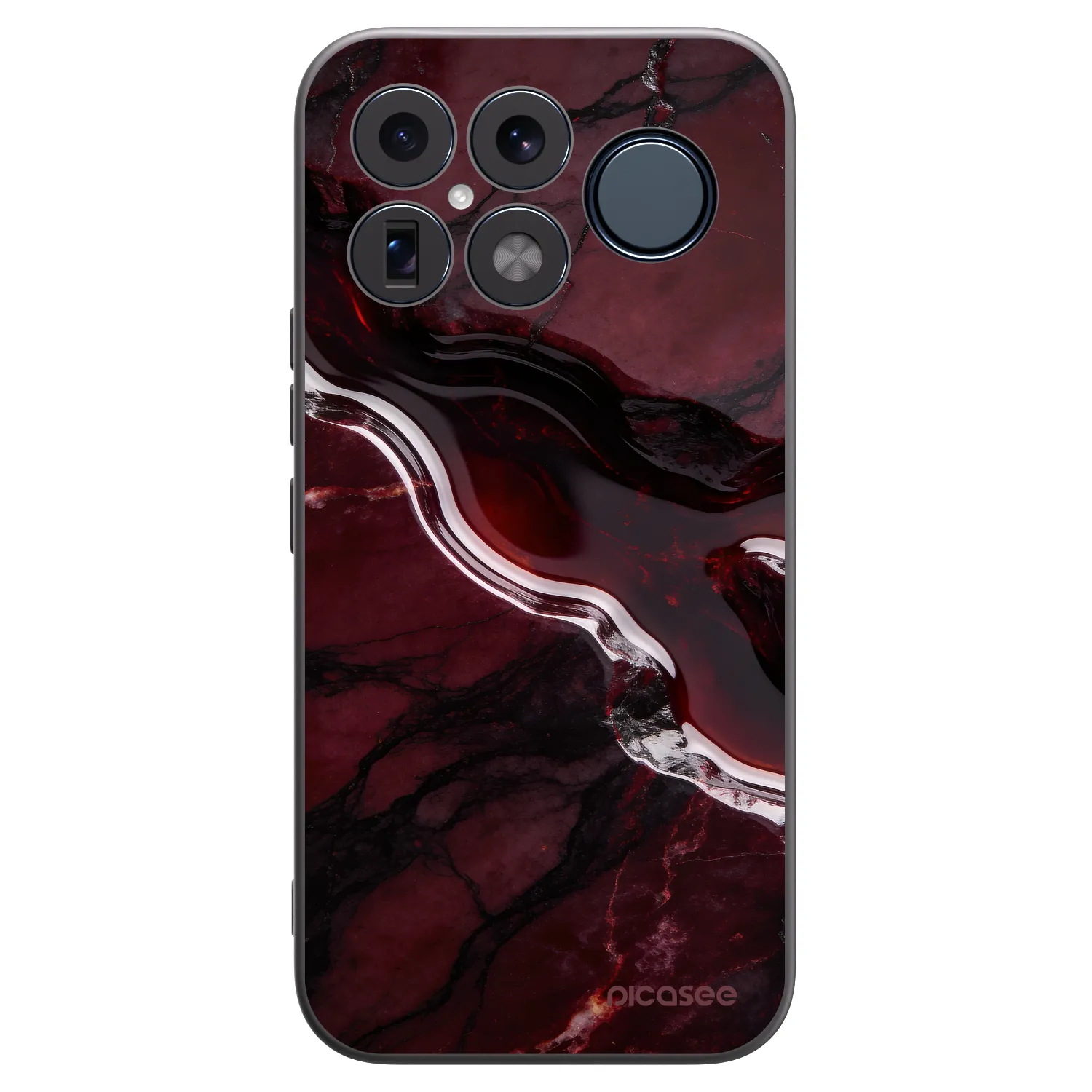 Picasee husă neagră din silicon pentru Xiaomi Poco F8 Ultra - Cherry stone