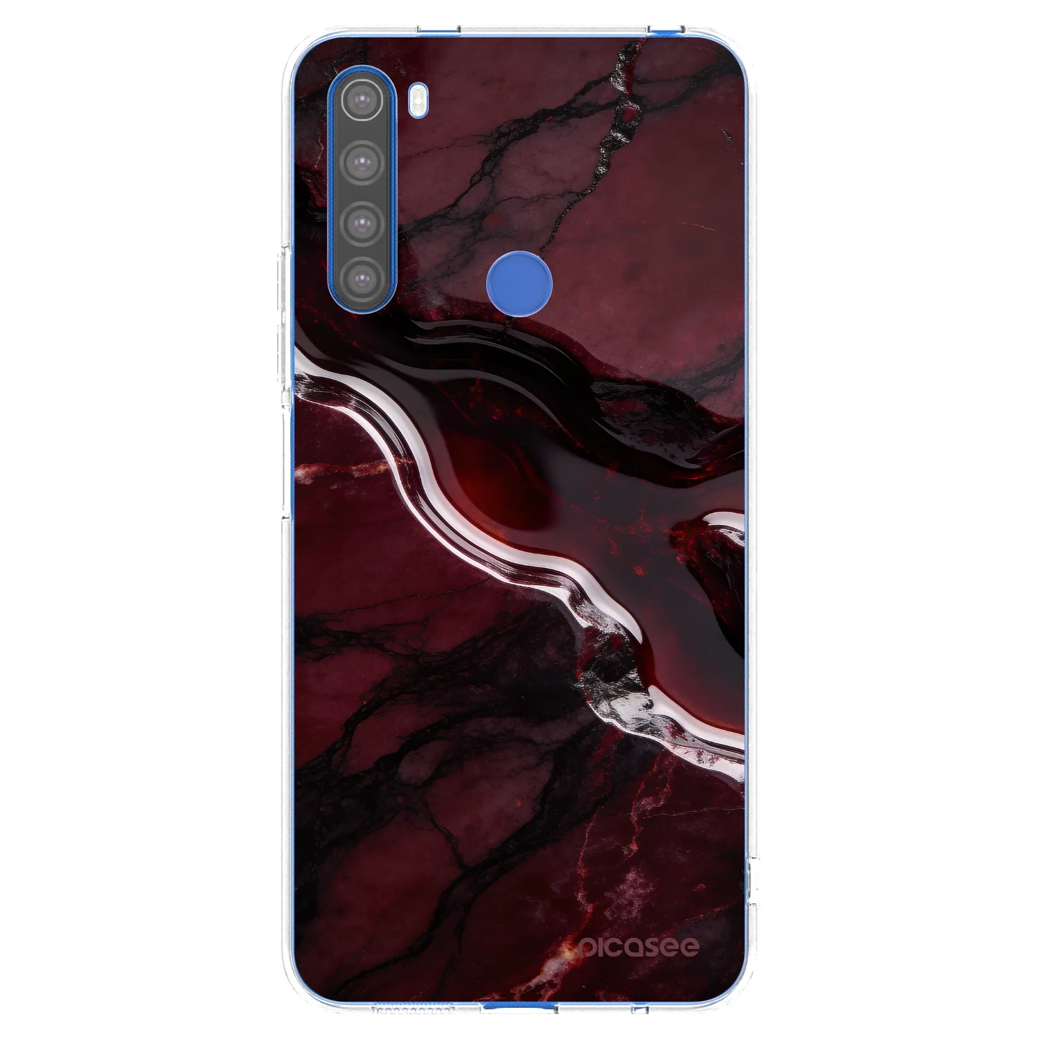 Picasee husă transparentă din silicon pentru Xiaomi Redmi Note 8T - Cherry stone
