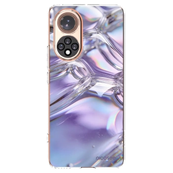 Picasee husă transparentă din silicon pentru Honor 50 5G - Iridescent bubbles