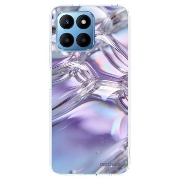 Picasee husă transparentă din silicon pentru Honor 70 Lite - Iridescent bubbles