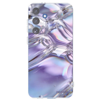 Picasee husă transparentă din silicon pentru Samsung Galaxy S25 FE 5G - Iridescent bubbles