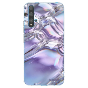 Picasee husă transparentă din silicon pentru Huawei Nova 5T - Iridescent bubbles