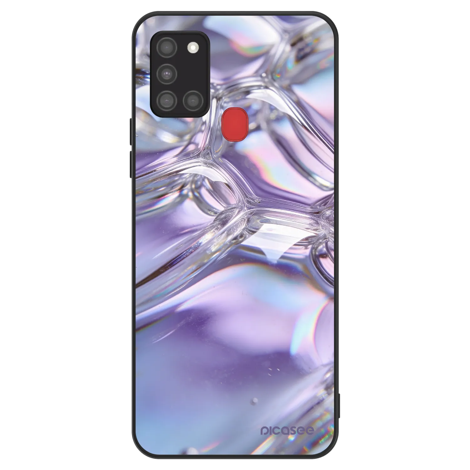Picasee ULTIMATE CASE pentru Samsung Galaxy A21s - Iridescent bubbles