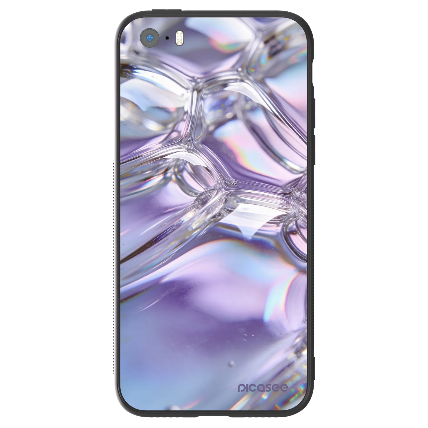 Picasee ULTIMATE CASE pentru Apple iPhone 5/5S/SE - Iridescent bubbles