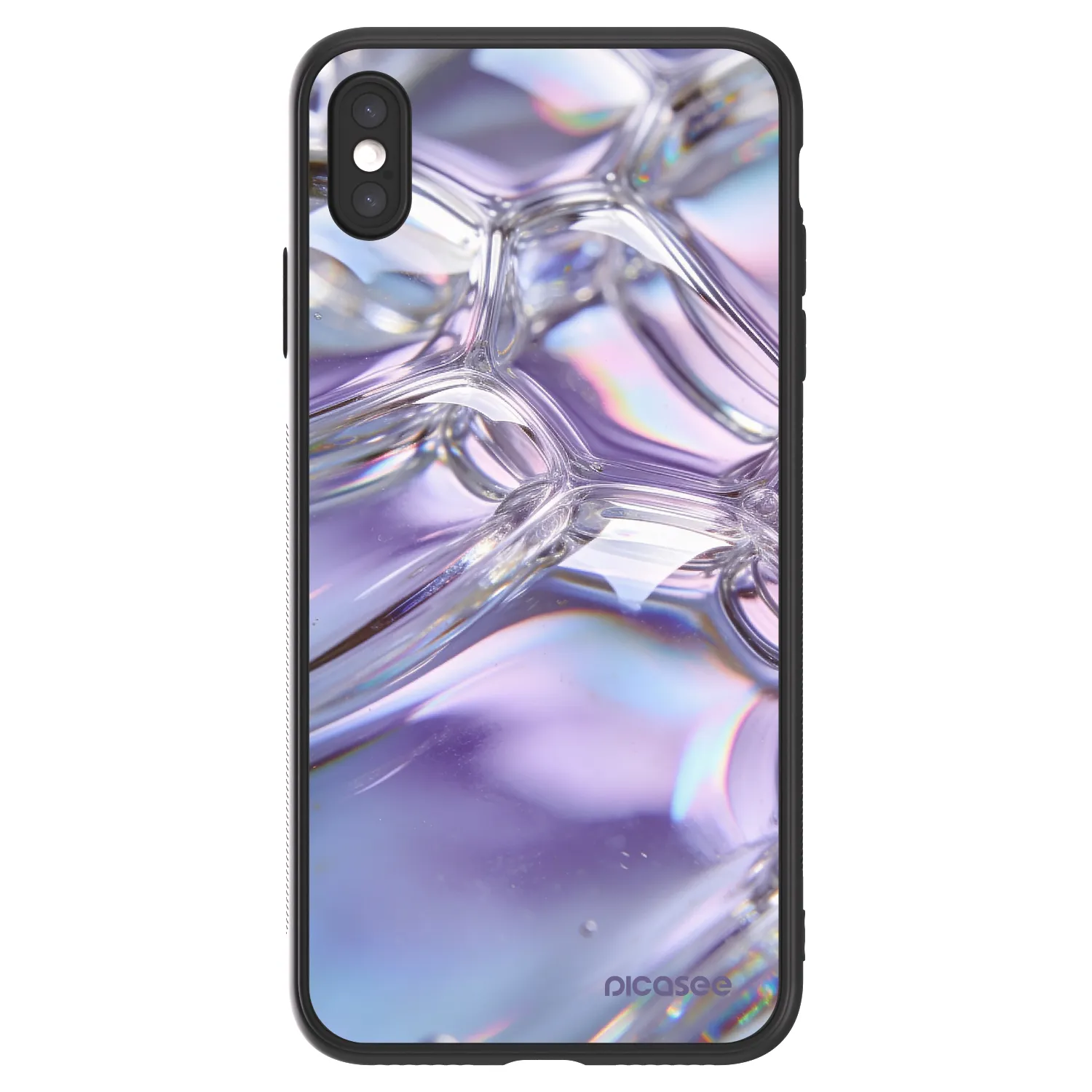 Picasee ULTIMATE CASE pentru Apple iPhone XS Max - Iridescent bubbles