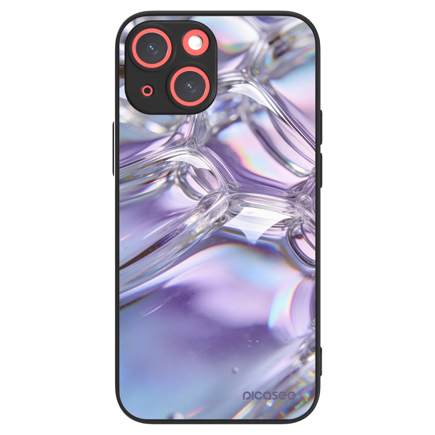 Picasee ULTIMATE CASE pentru Apple iPhone 13 mini - Iridescent bubbles
