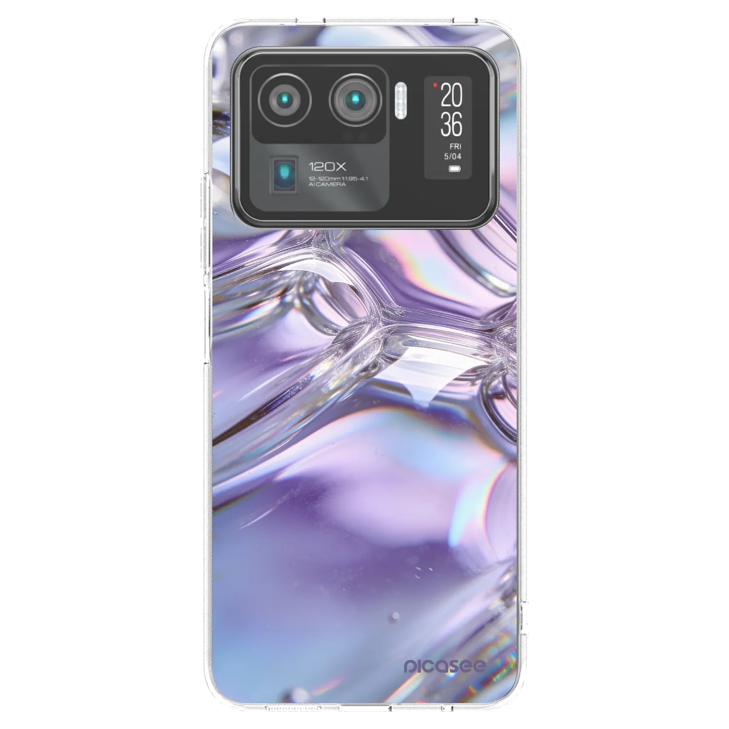 Picasee husă transparentă din silicon pentru Xiaomi Mi 11 Ultra - Iridescent bubbles