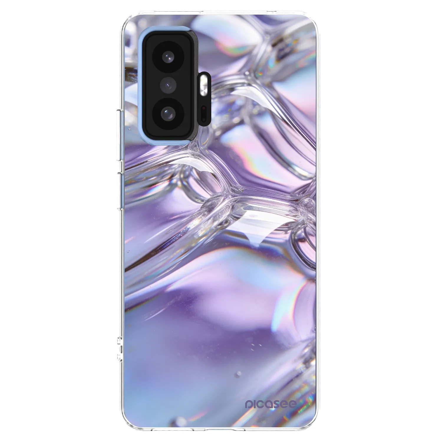 Picasee husă transparentă din silicon pentru Xiaomi 11T - Iridescent bubbles