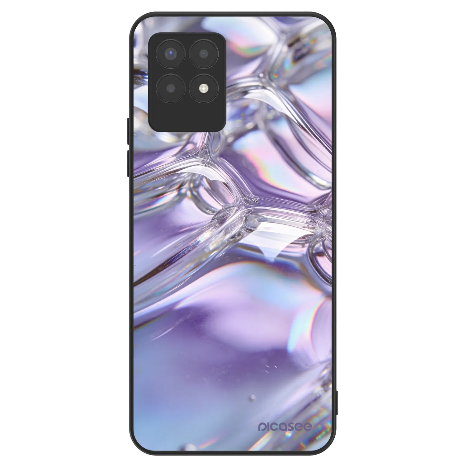 Picasee ULTIMATE CASE pentru Realme 8i - Iridescent bubbles
