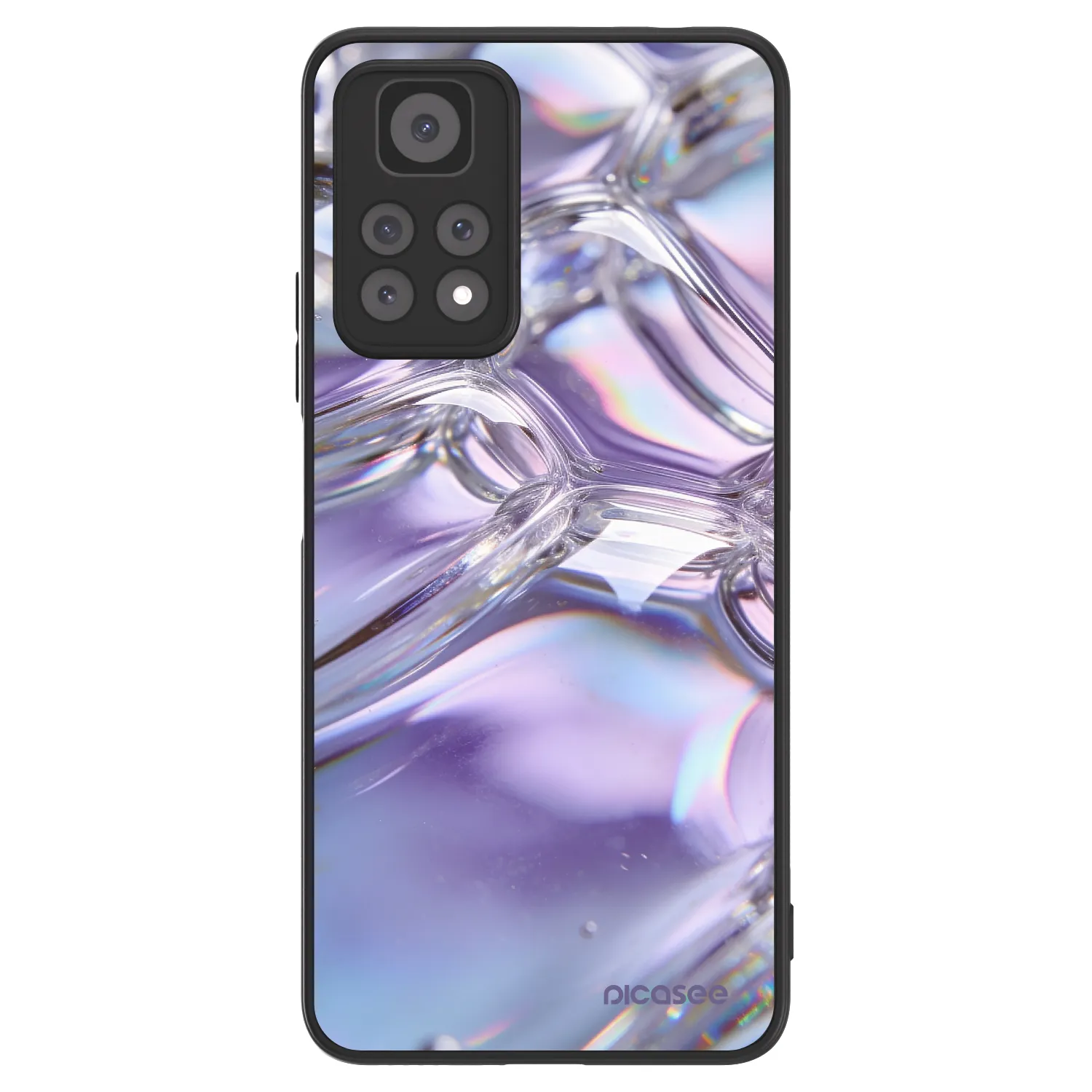 Picasee ULTIMATE CASE pentru Xiaomi Redmi Note 11 Pro 5G - Iridescent bubbles