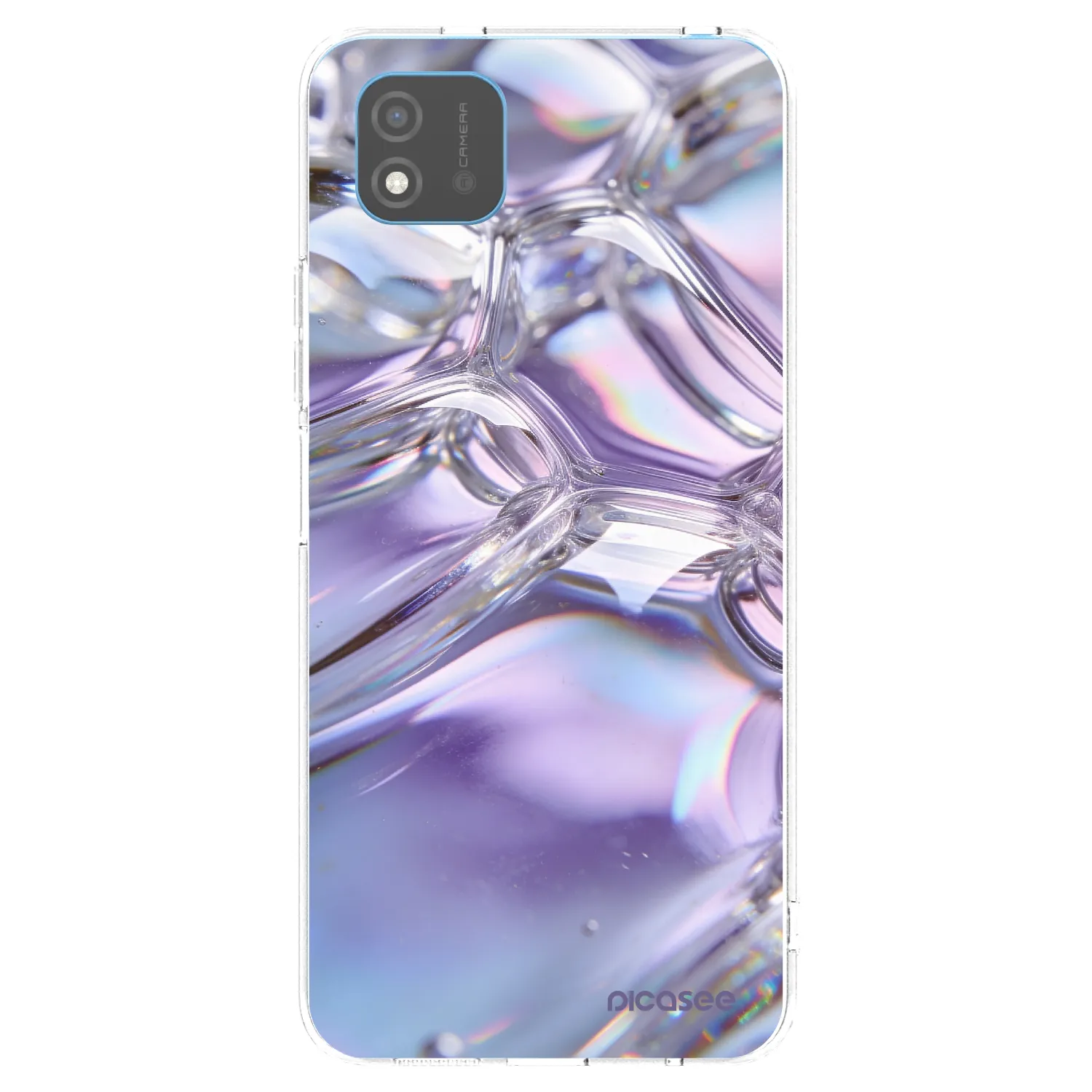 Picasee husă transparentă din silicon pentru Realme C11 (2021) - Iridescent bubbles