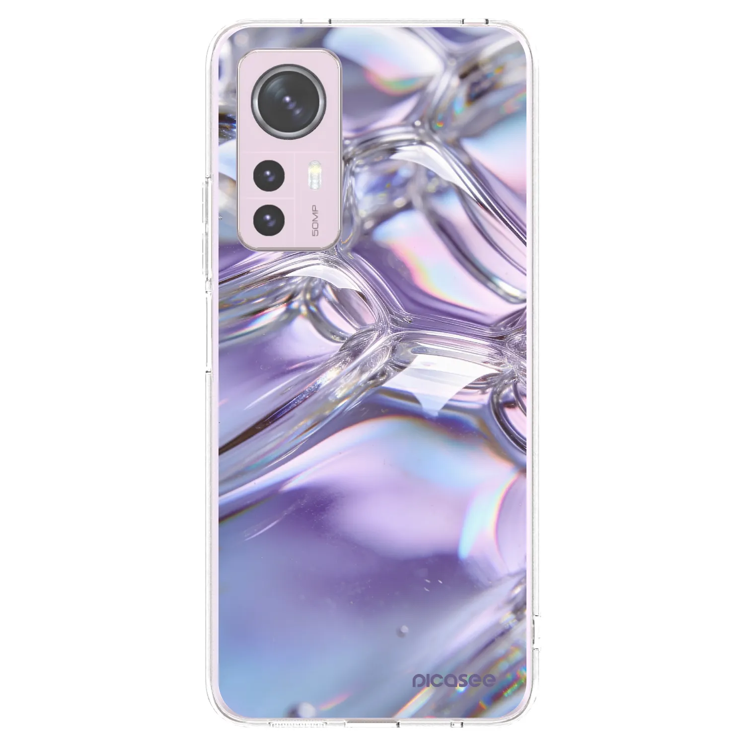 Picasee husă transparentă din silicon pentru Xiaomi 12 - Iridescent bubbles