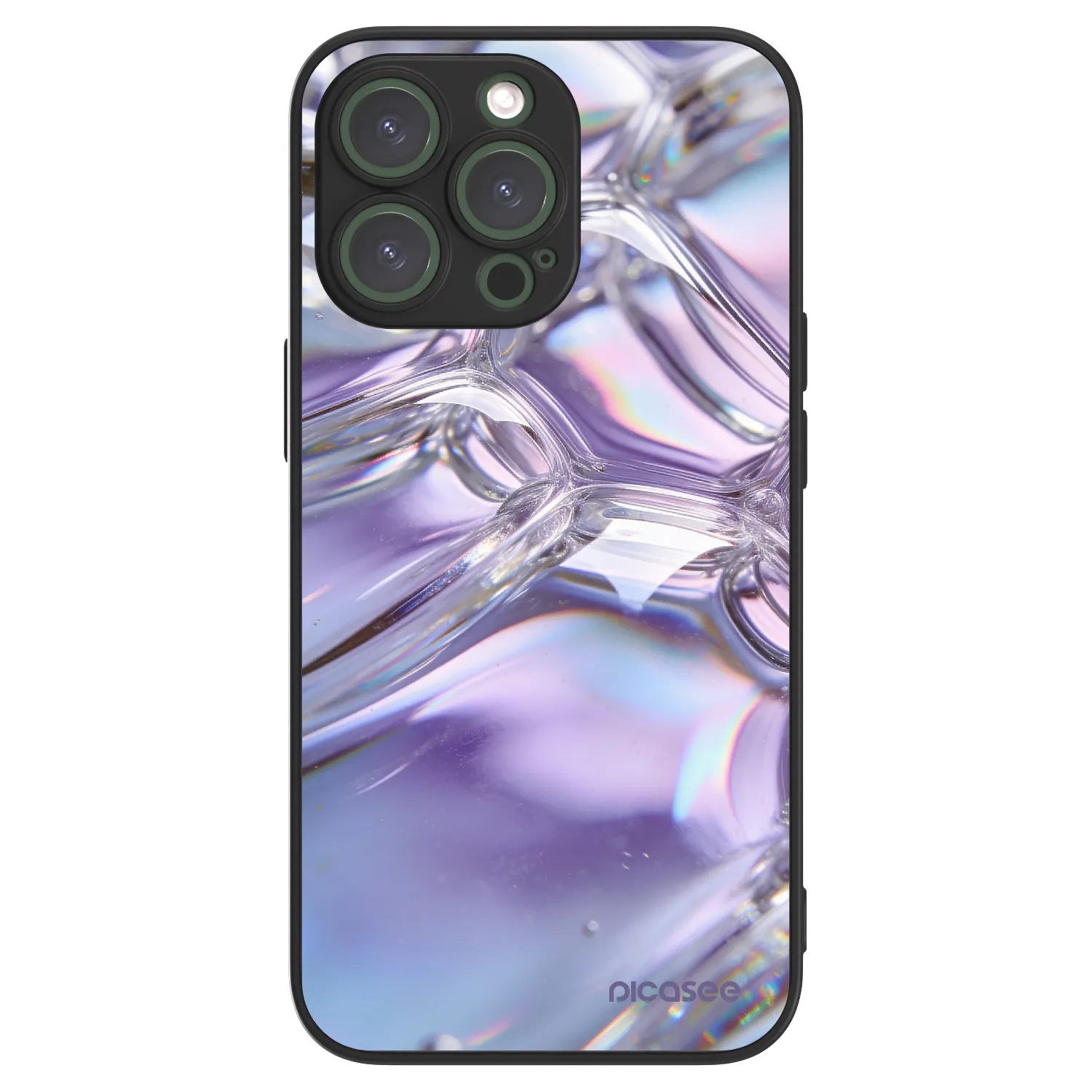 Picasee ULTIMATE CASE MagSafe pentru Apple iPhone 13 Pro - Iridescent bubbles