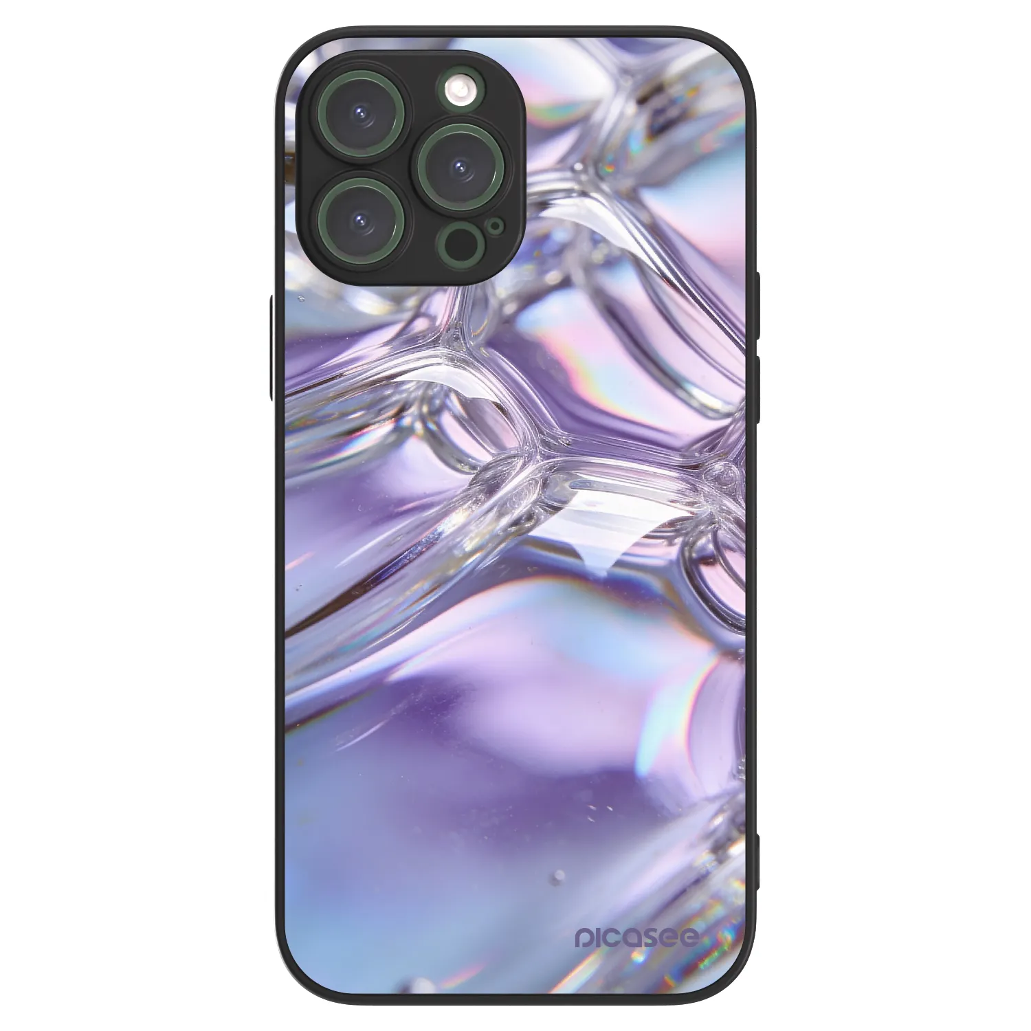Picasee ULTIMATE CASE MagSafe pentru Apple iPhone 13 Pro Max - Iridescent bubbles