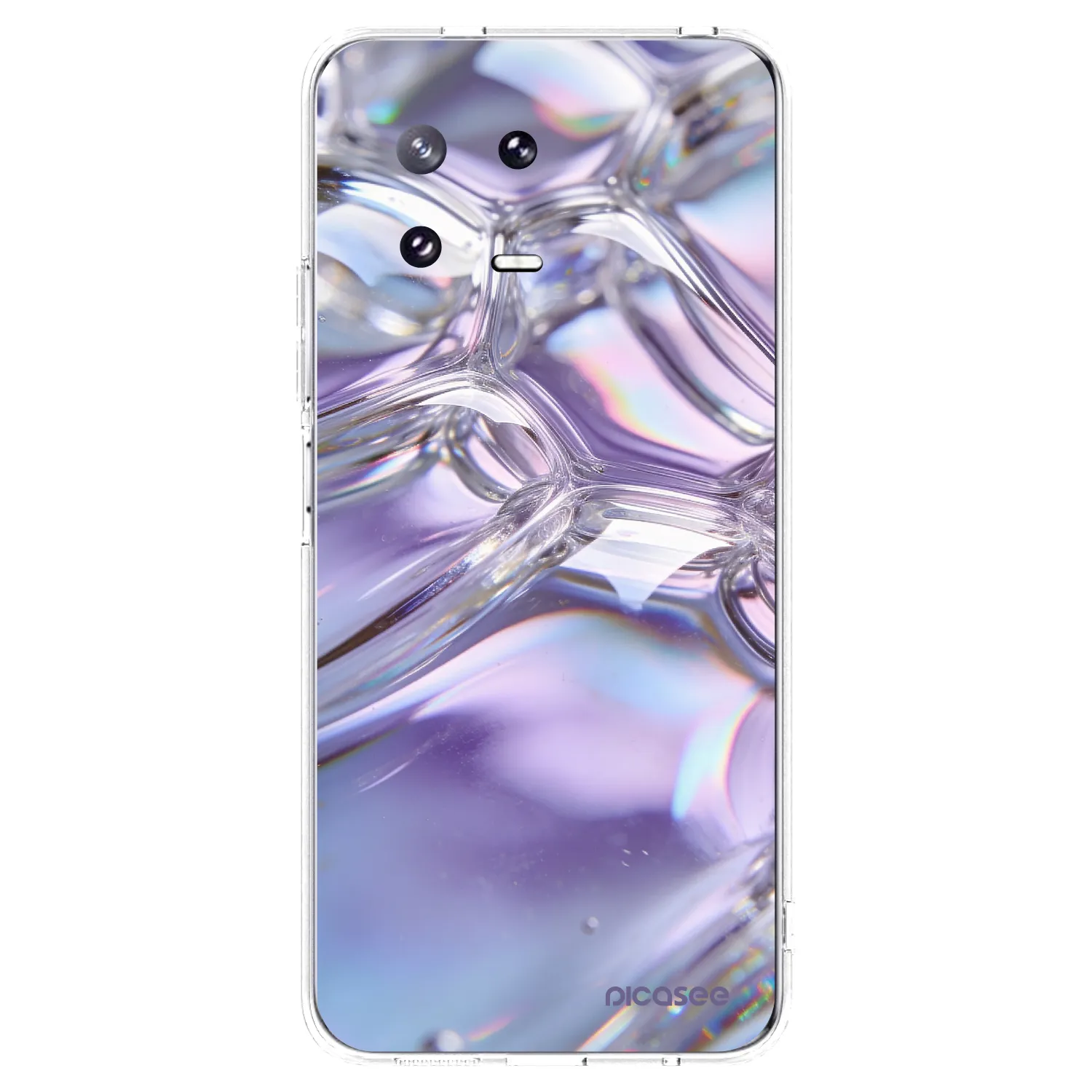 Picasee husă transparentă din silicon pentru Xiaomi 13 Pro - Iridescent bubbles