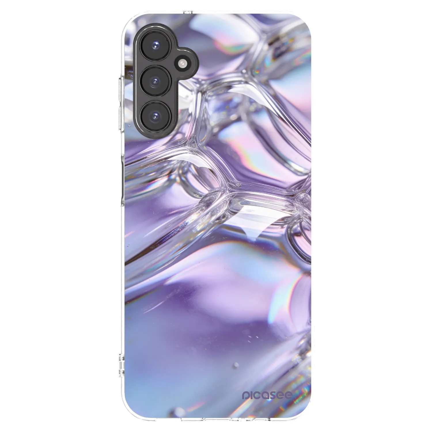 Picasee husă transparentă din silicon pentru Samsung Galaxy A14 5G A146P - Iridescent bubbles