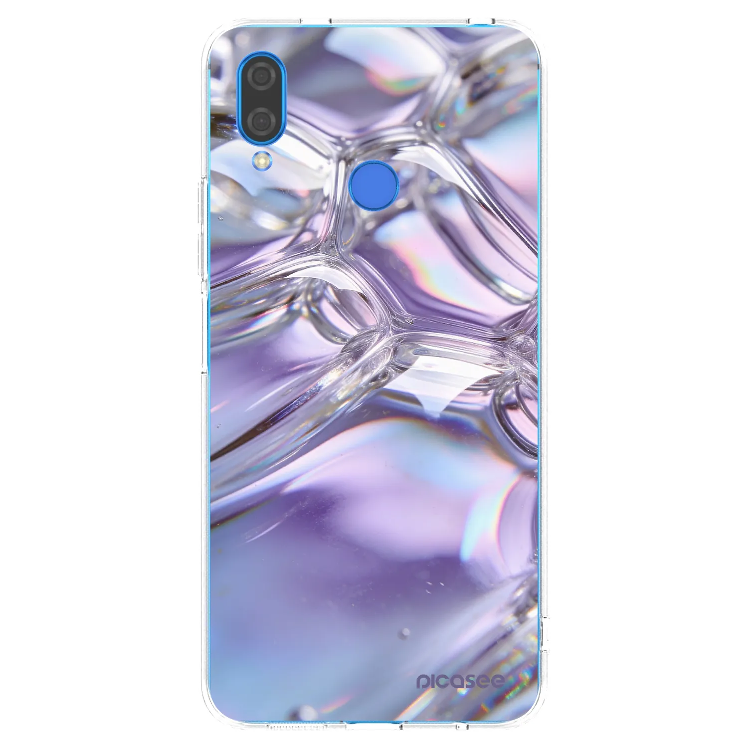 Picasee husă transparentă din silicon pentru Huawei Nova 3 - Iridescent bubbles