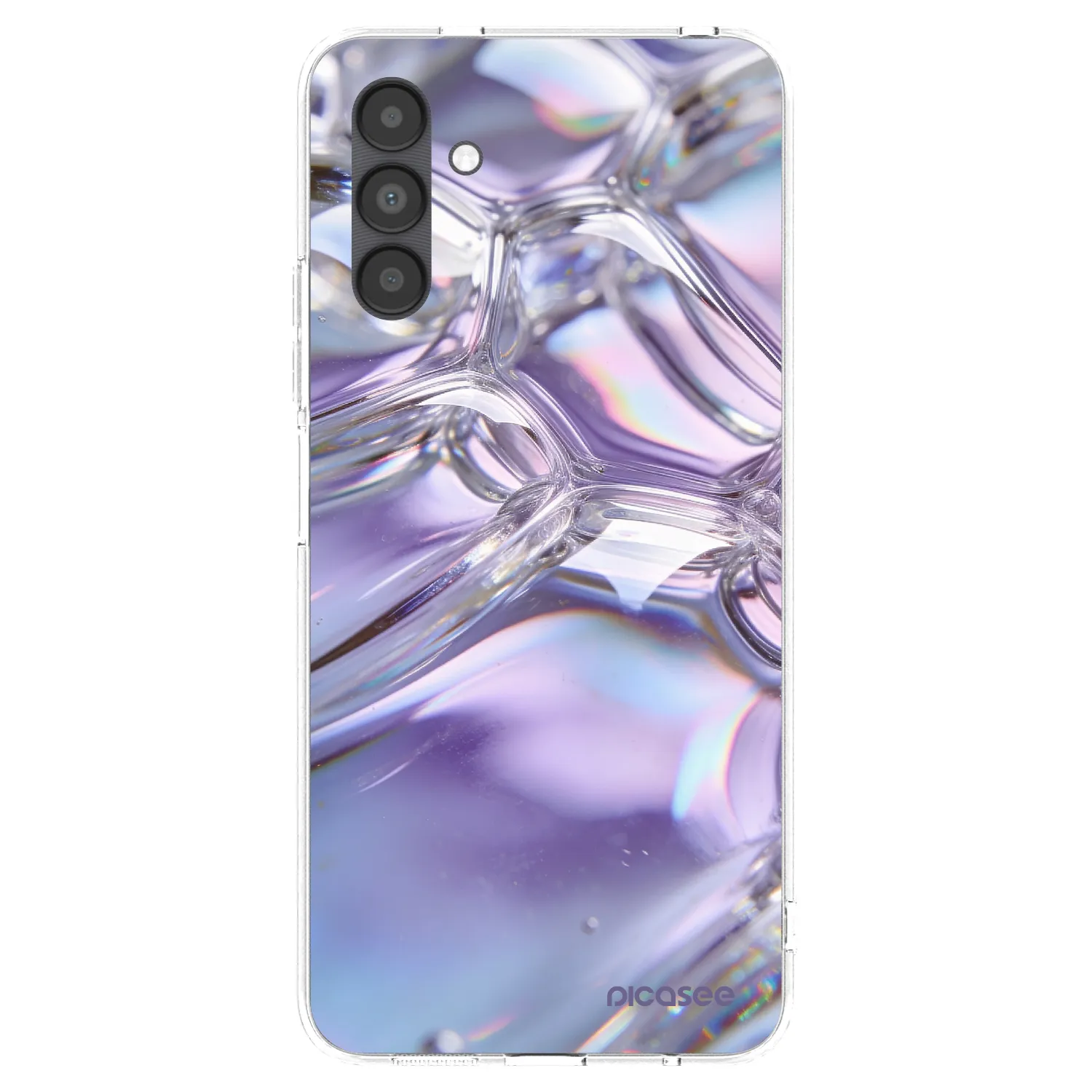 Picasee husă transparentă din silicon pentru Samsung Galaxy A04s A047F - Iridescent bubbles