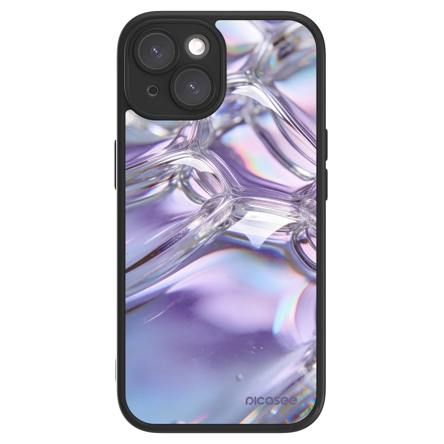 Picasee ULTIMATE CASE pentru Apple iPhone 15 - Iridescent bubbles