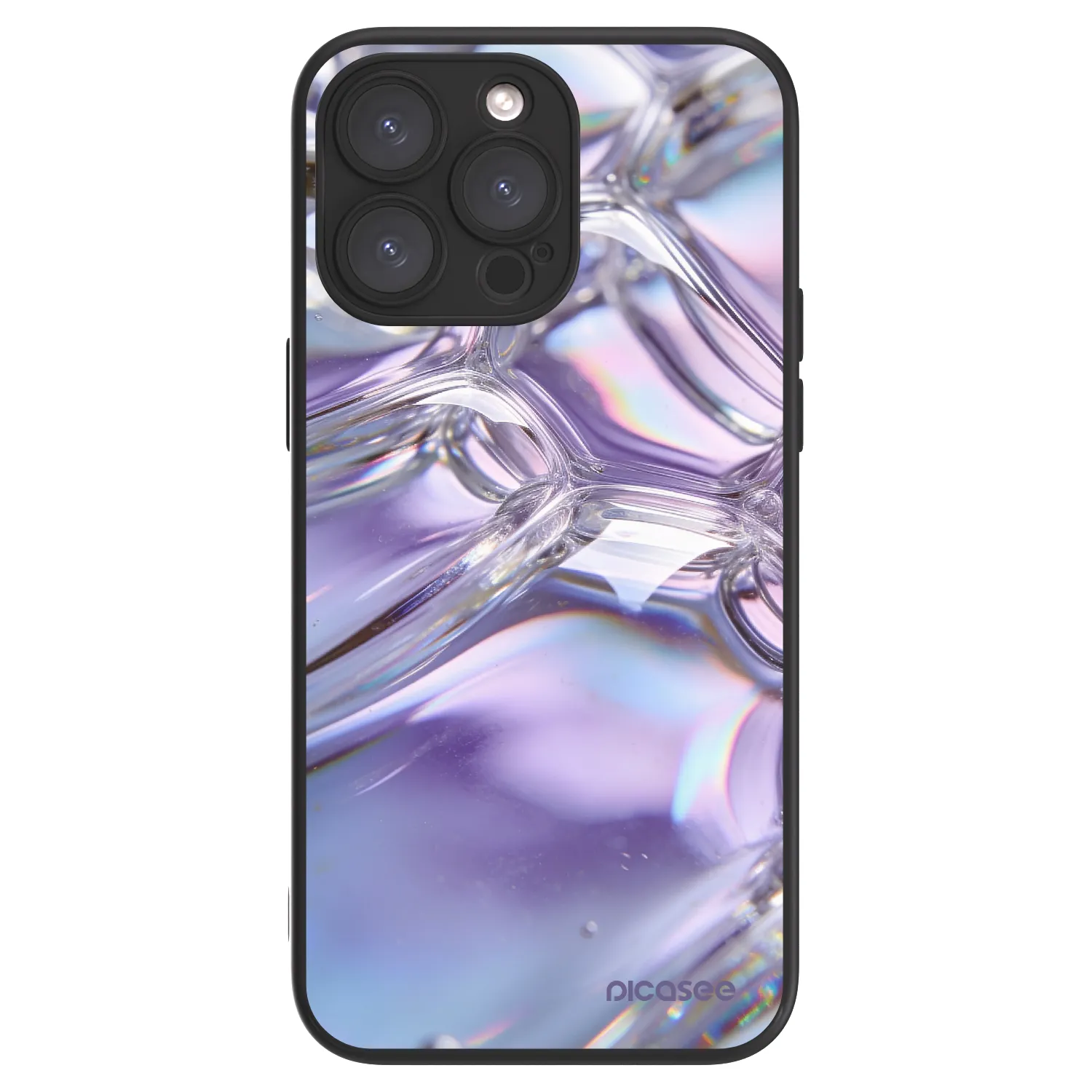 Picasee ULTIMATE CASE pentru Apple iPhone 15 Pro Max - Iridescent bubbles