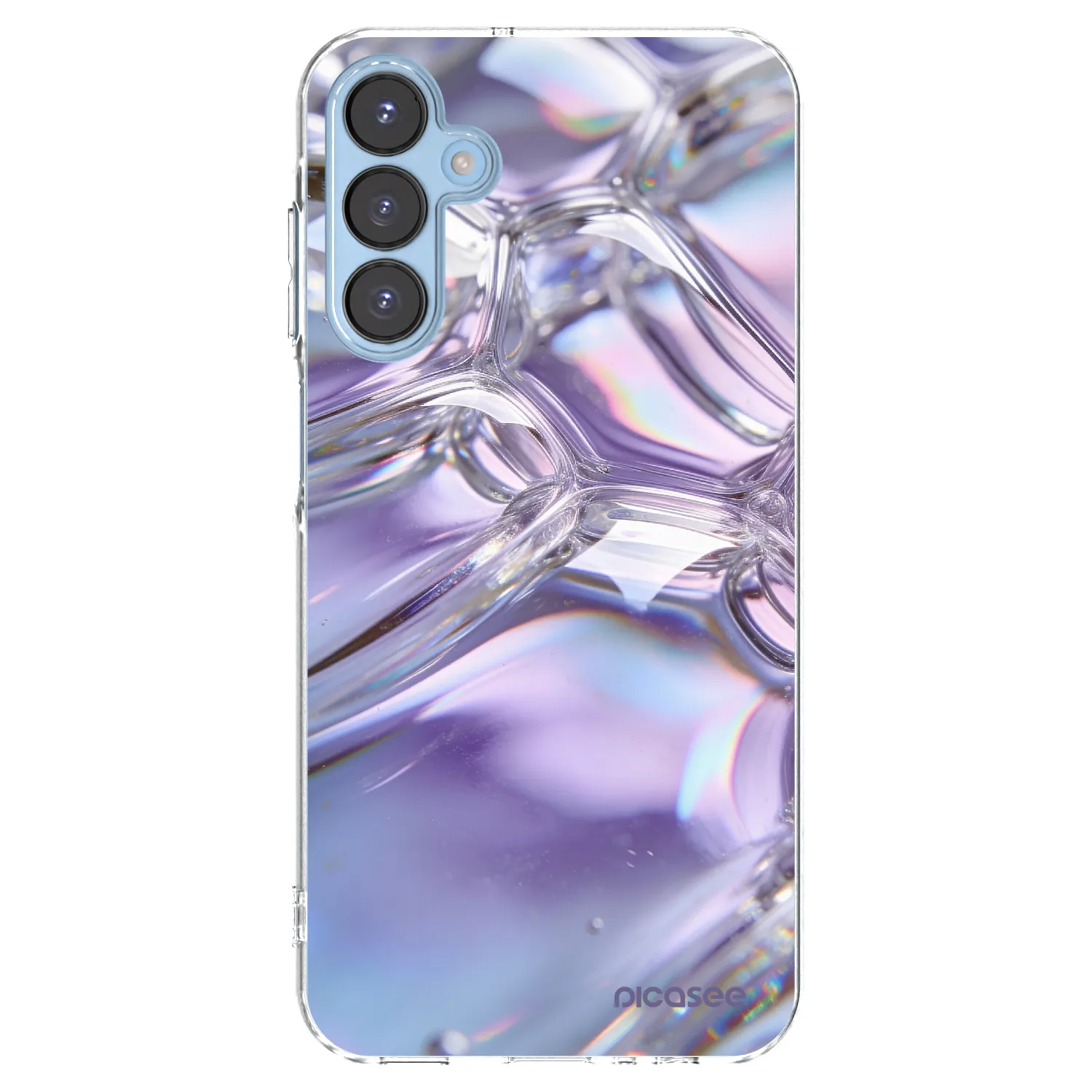 Picasee husă transparentă din silicon pentru Samsung Galaxy A15 A156B 5G - Iridescent bubbles