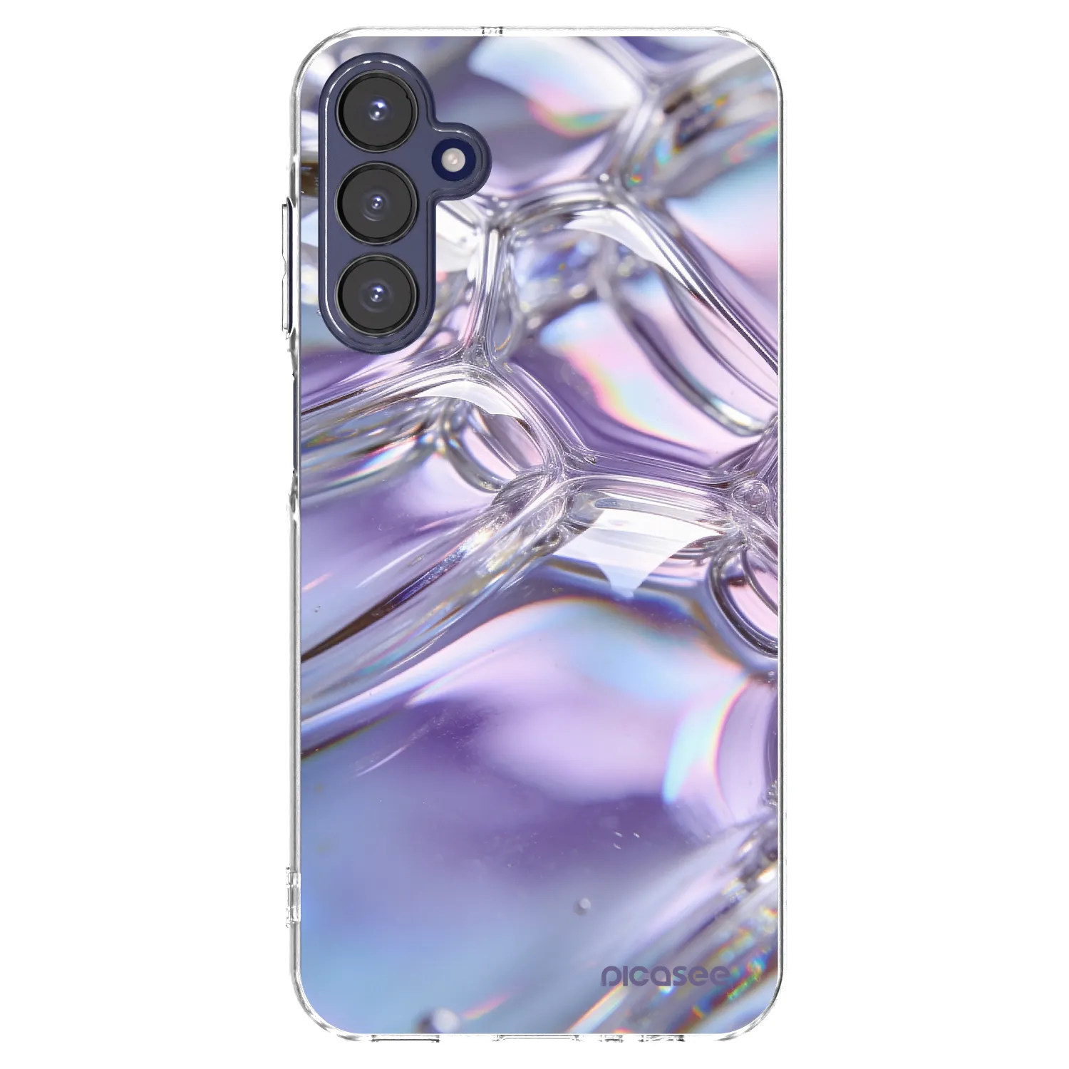 Picasee husă transparentă din silicon pentru Samsung Galaxy A15 A155F 4G - Iridescent bubbles