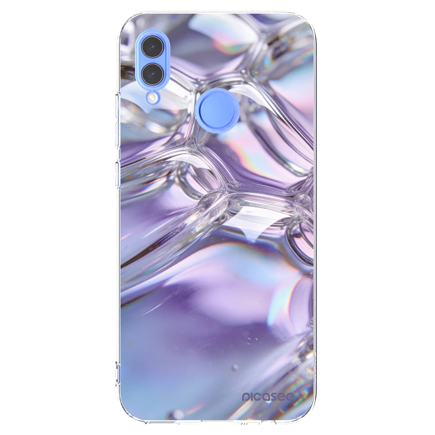 Picasee husă transparentă din silicon pentru Honor 10 Lite - Iridescent bubbles