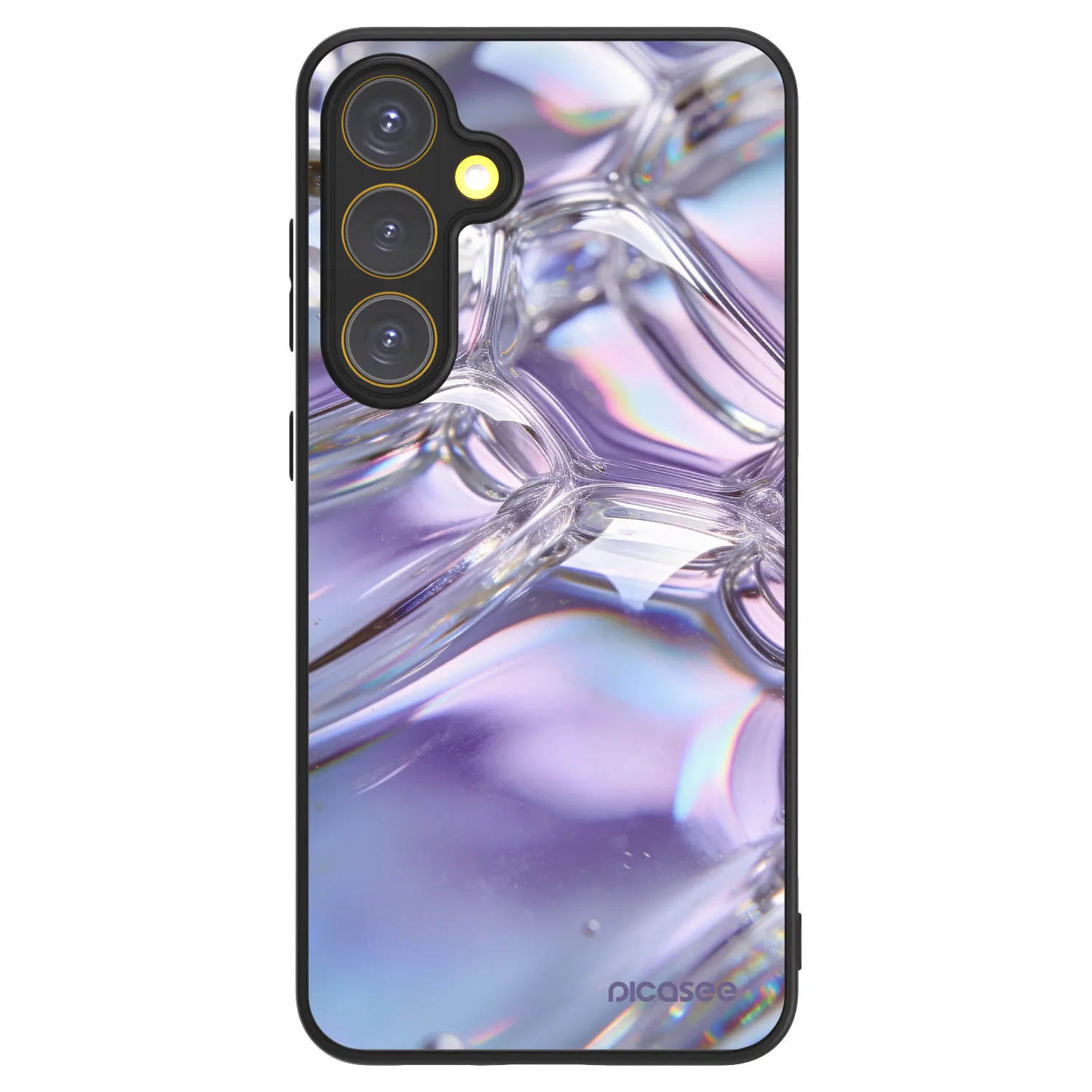 Picasee ULTIMATE CASE PowerShare pentru Samsung Galaxy S24 FE S721B - Iridescent bubbles