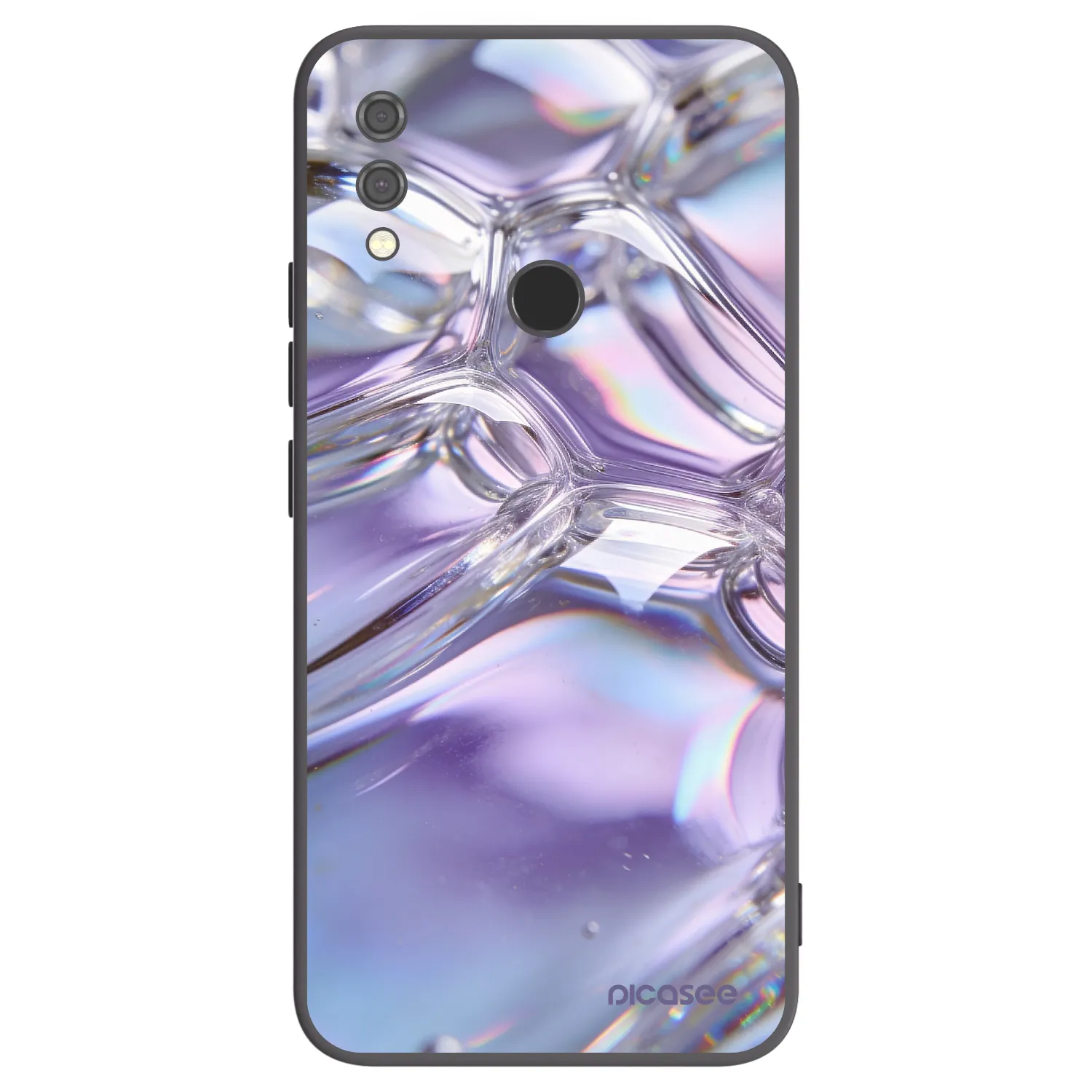 Picasee husă neagră din silicon pentru Xiaomi Redmi Note 7 - Iridescent bubbles