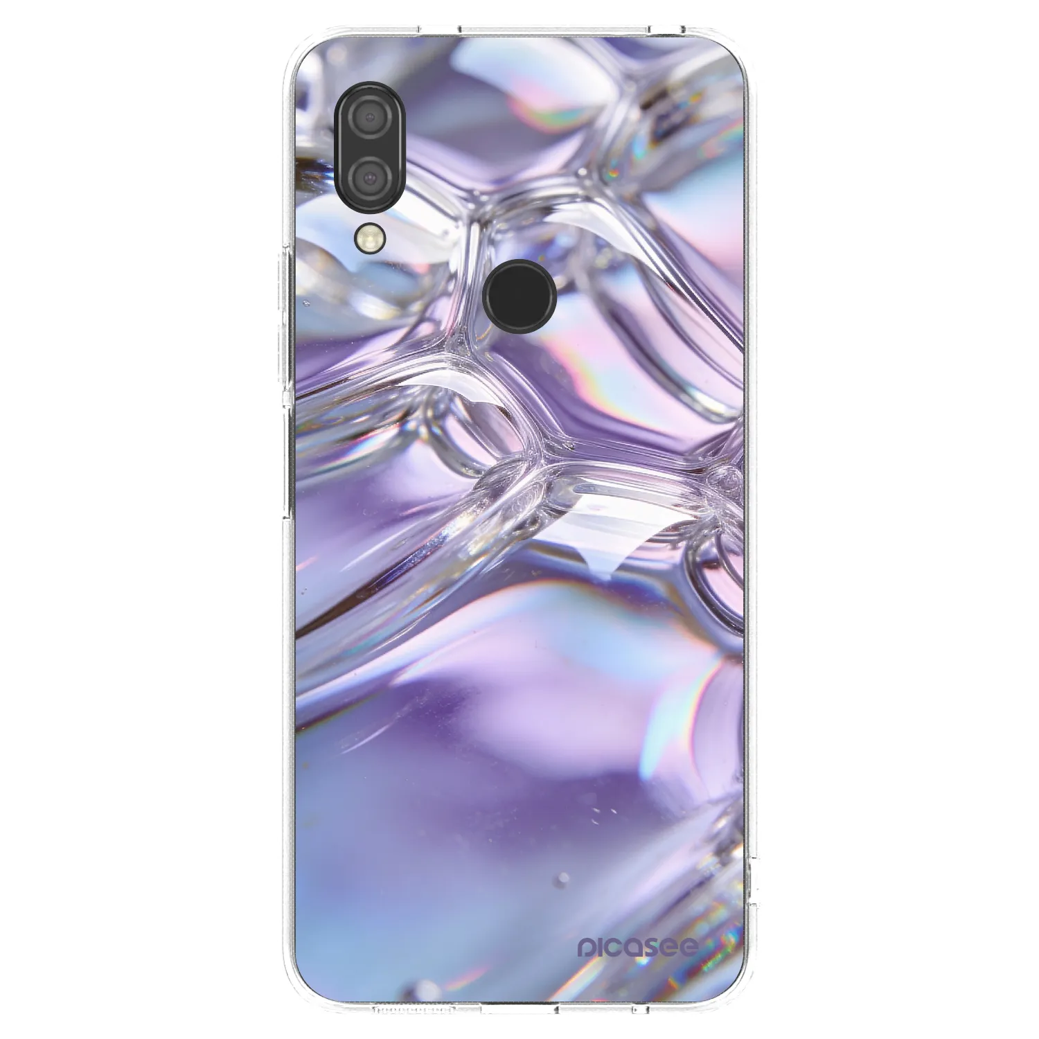 Picasee husă transparentă din silicon pentru Xiaomi Redmi 7 - Iridescent bubbles