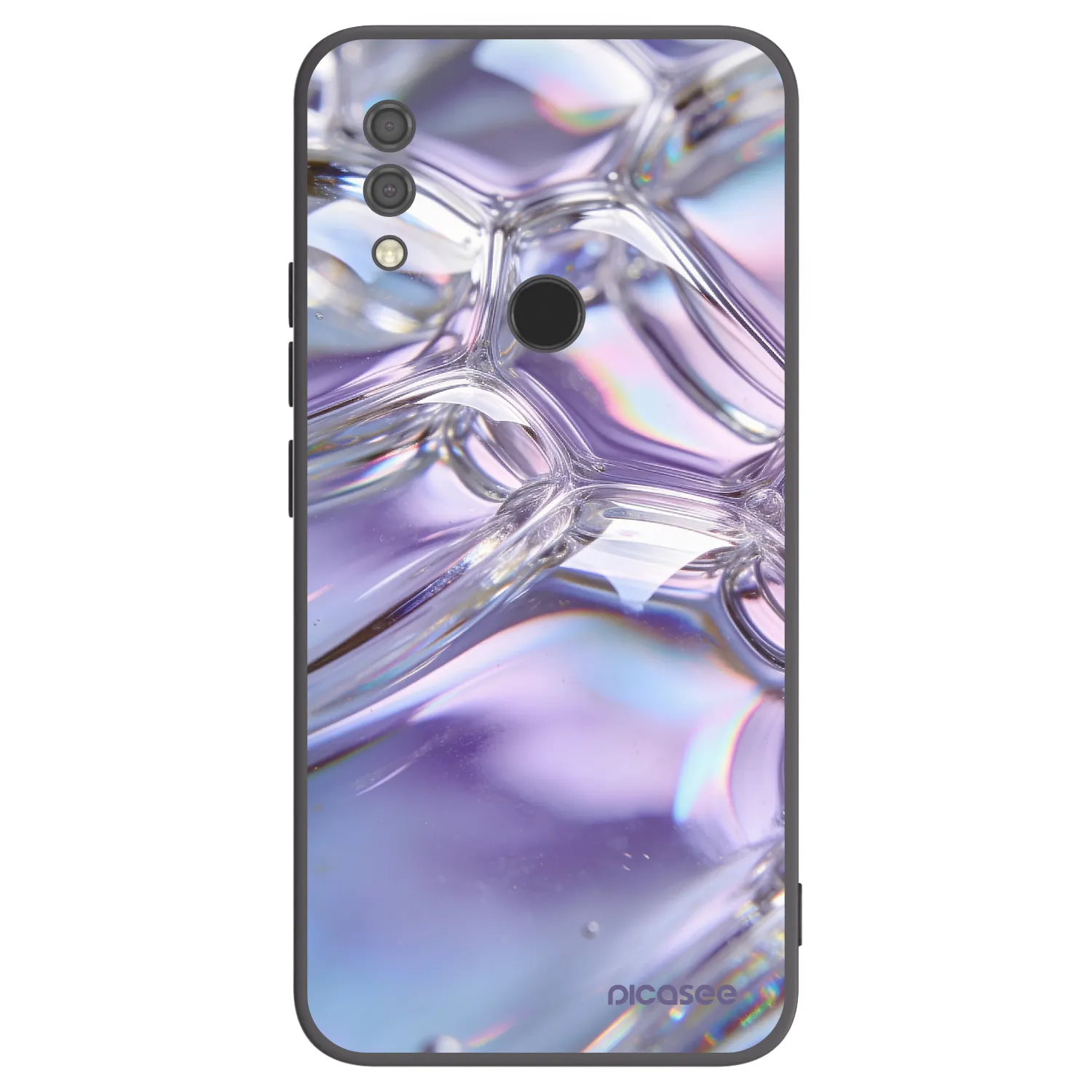 Picasee husă neagră din silicon pentru Xiaomi Redmi 7 - Iridescent bubbles