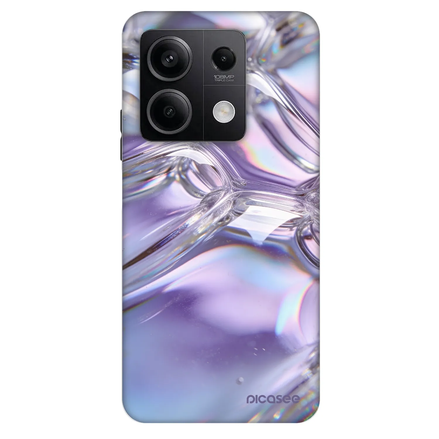 Picasee Fashion Case pentru Xiaomi Redmi Note 13 5G - Iridescent bubbles