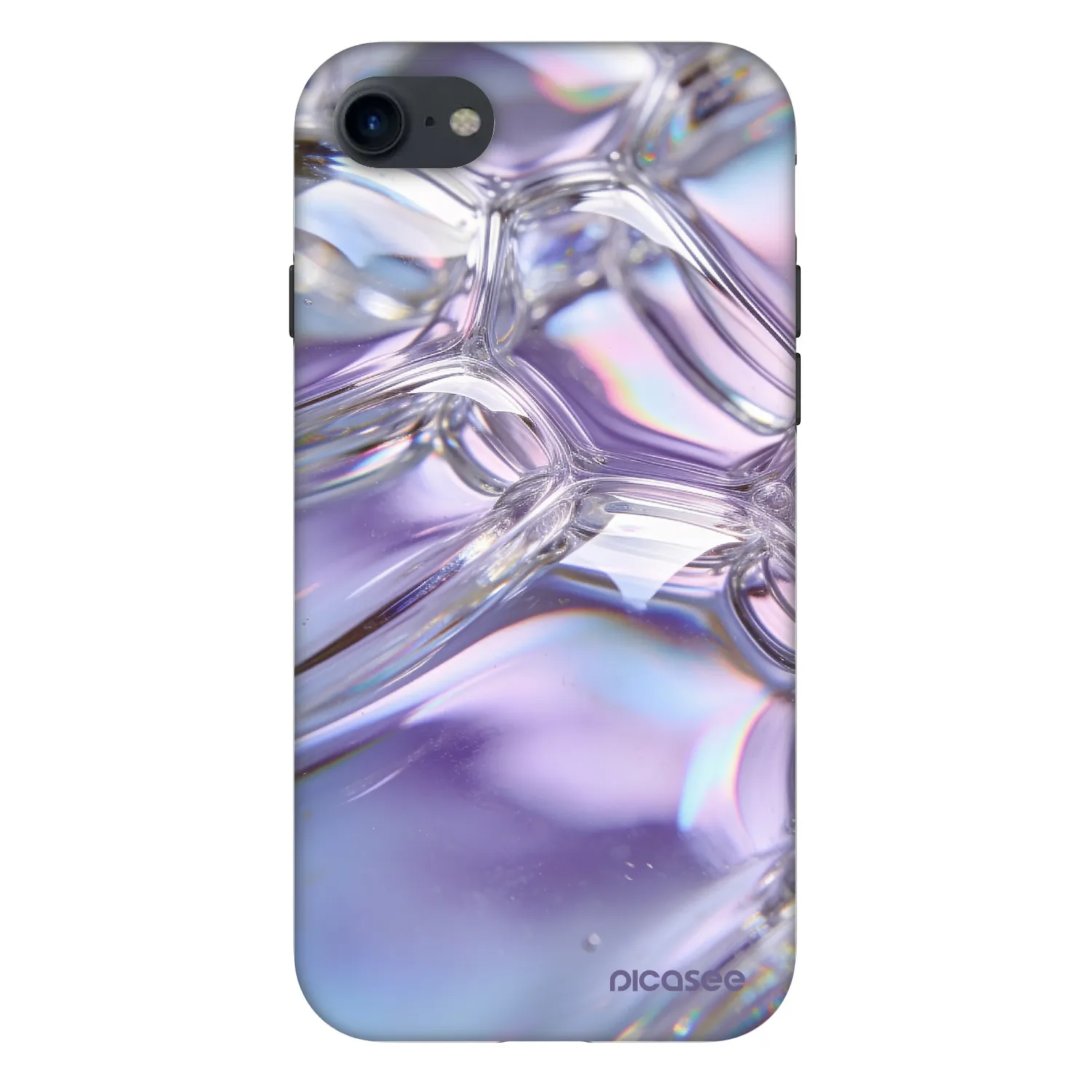 Picasee Fashion Case pentru Apple iPhone SE 2022 - Iridescent bubbles