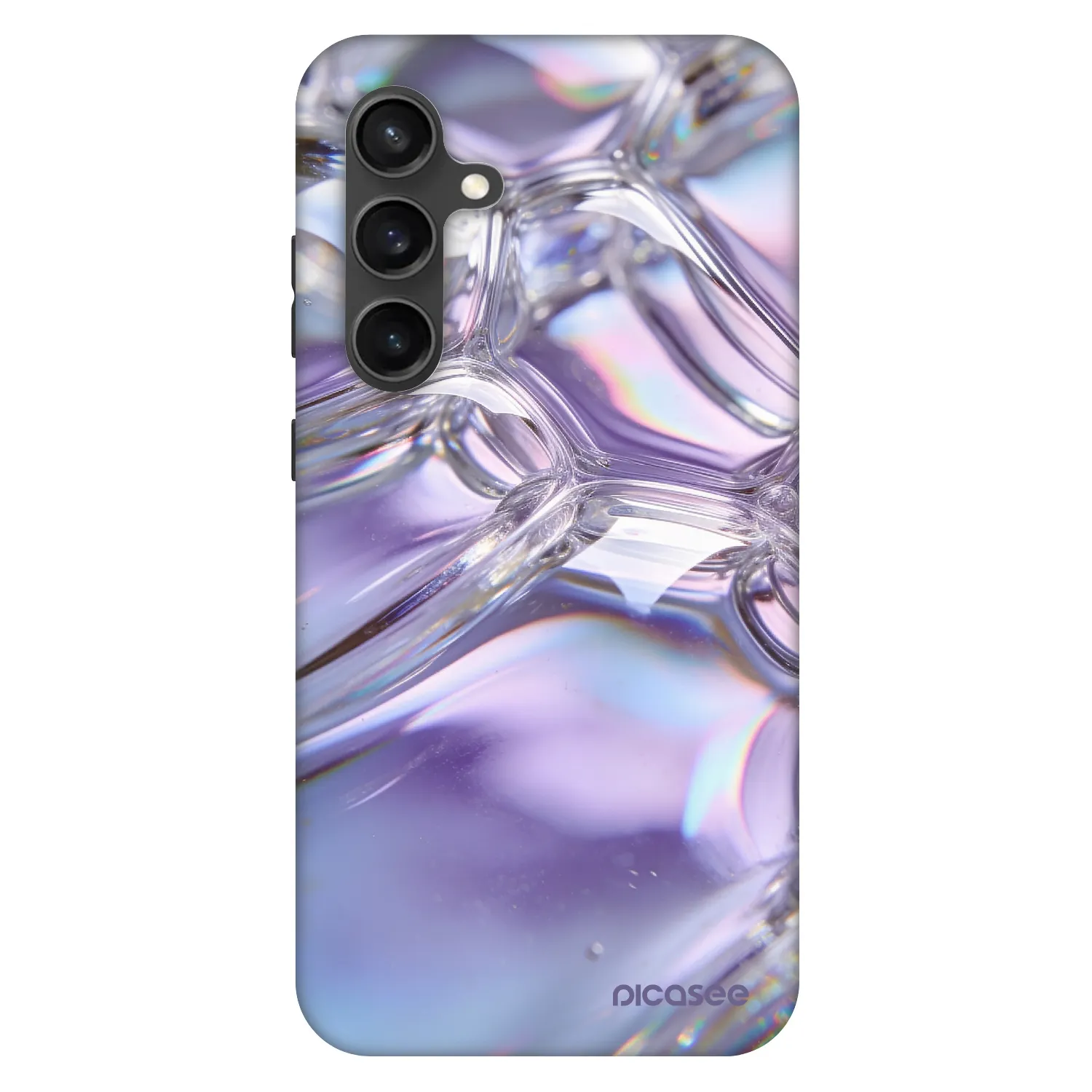 Picasee Fashion Case pentru Samsung Galaxy S24 FE S721B - Iridescent bubbles