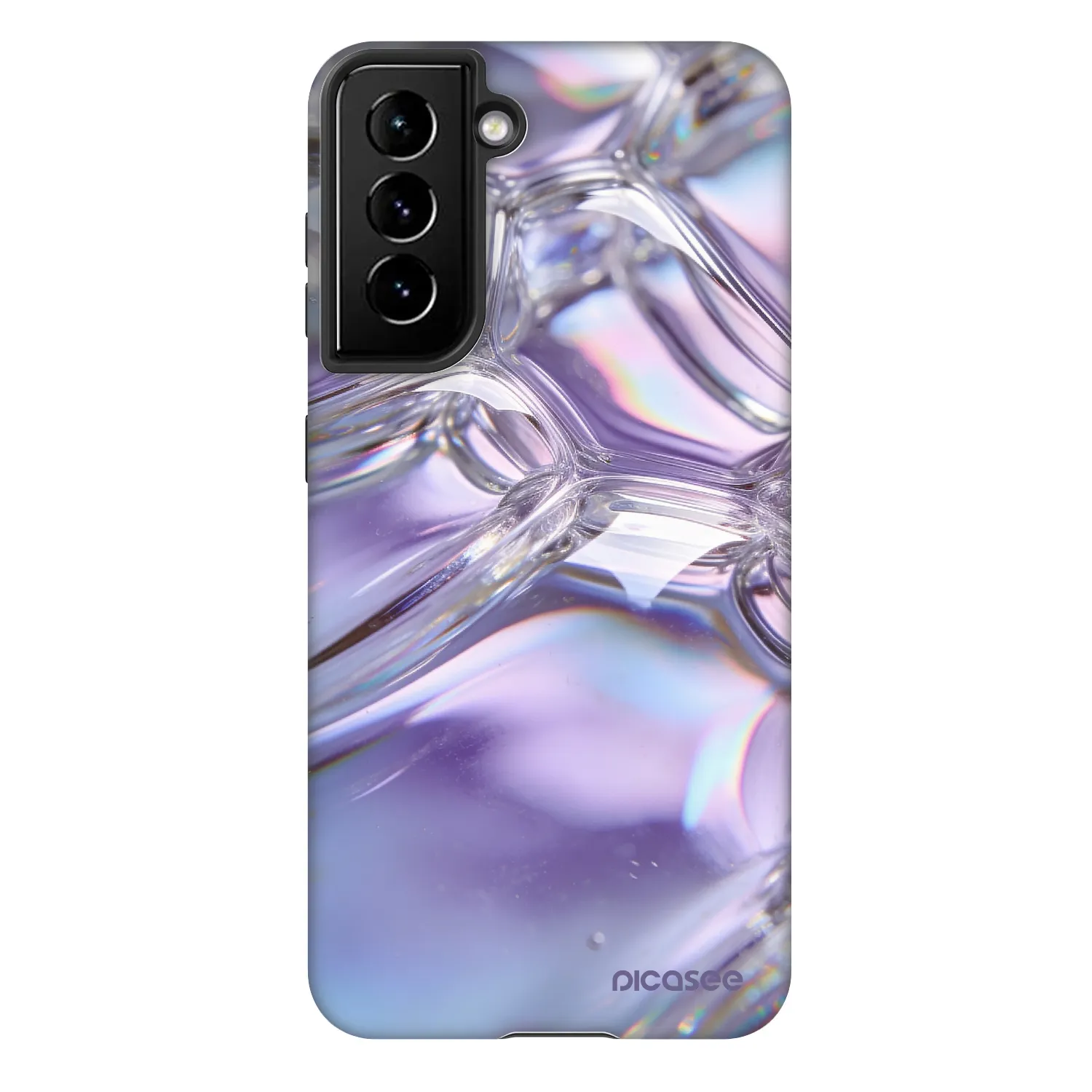 Picasee Fashion Case pentru Samsung Galaxy S22 5G - Iridescent bubbles