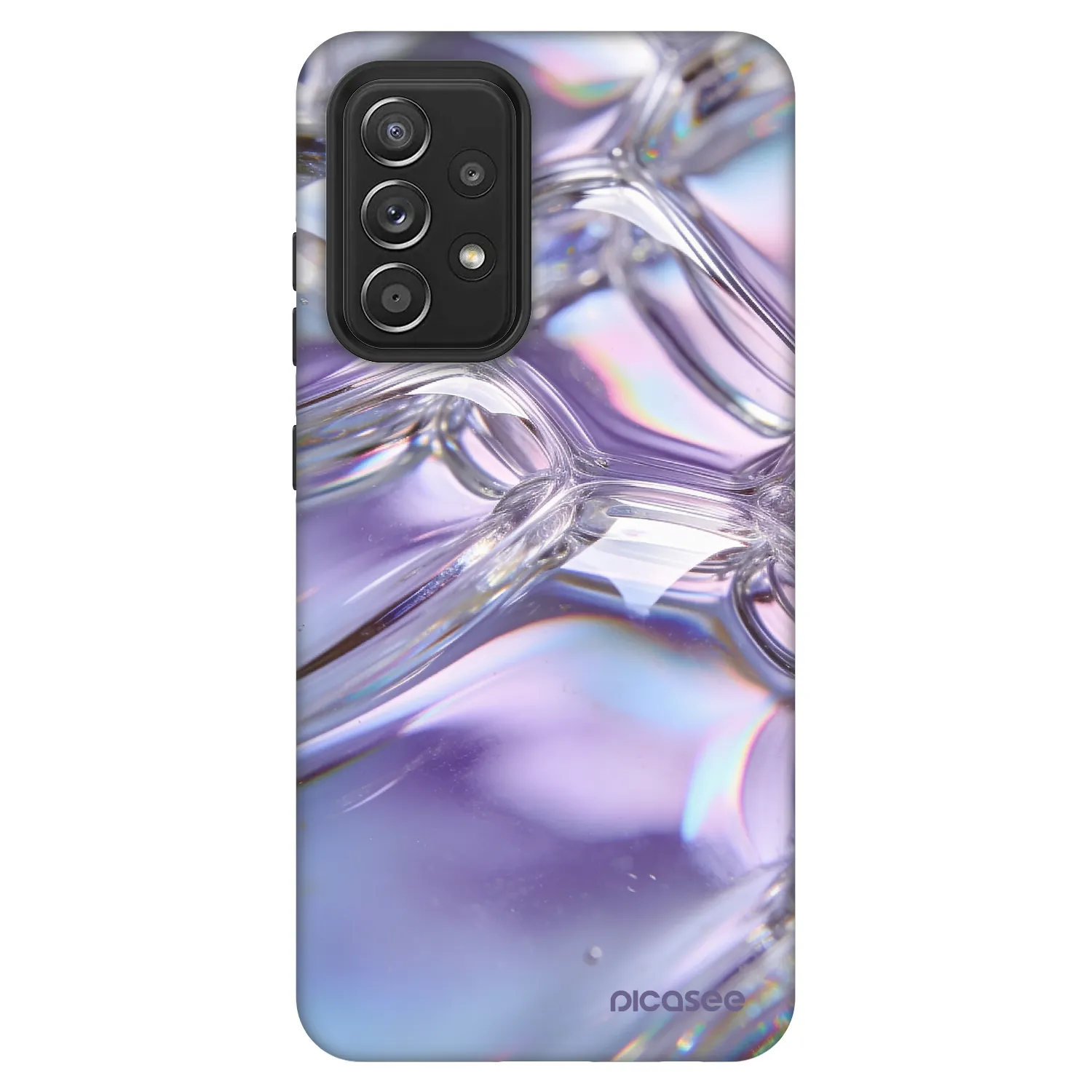 Picasee Fashion Case pentru Samsung Galaxy A52s 5G A528B - Iridescent bubbles