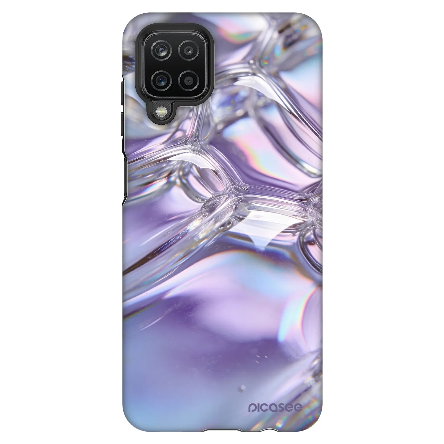 Picasee Fashion Case pentru Samsung Galaxy A12 A125F - Iridescent bubbles