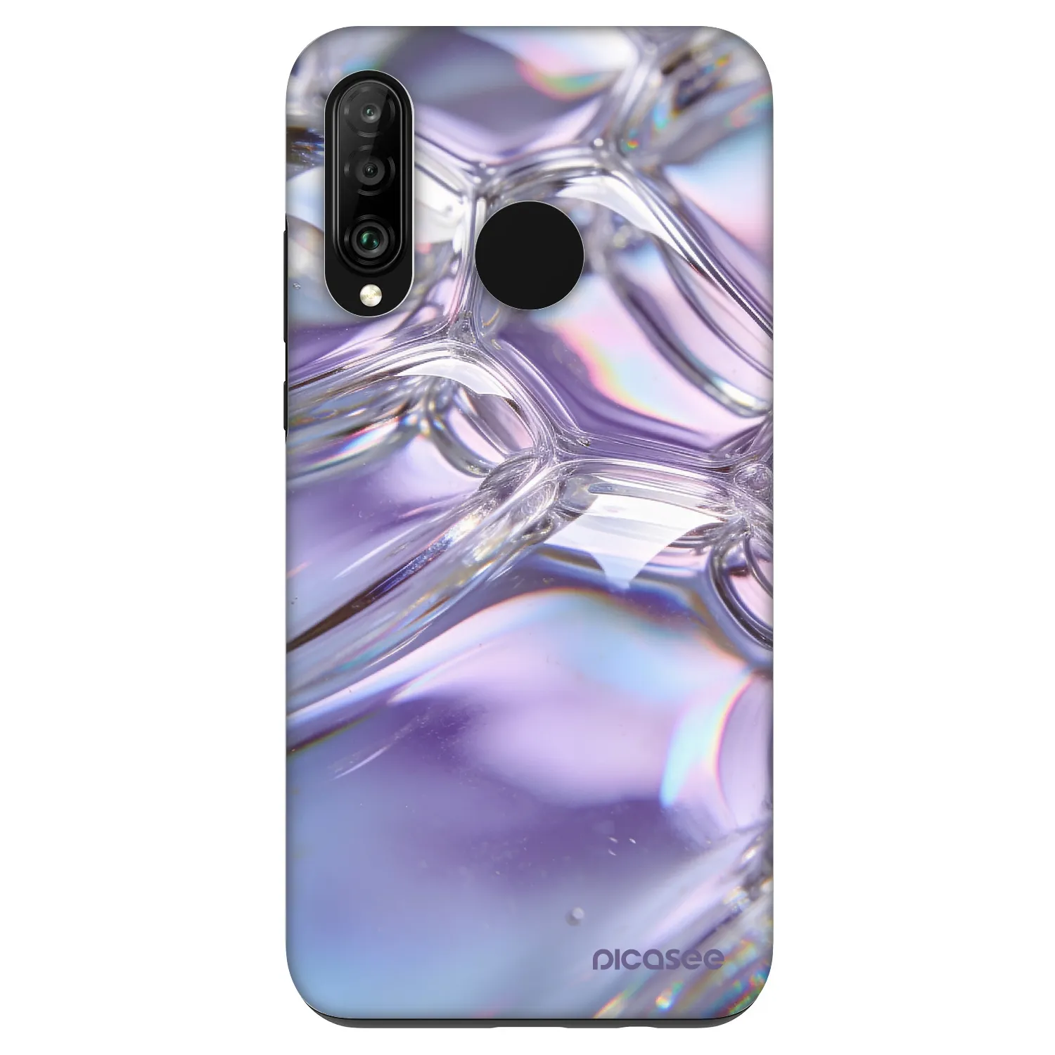 Picasee Fashion Case pentru Huawei P30 Lite - Iridescent bubbles