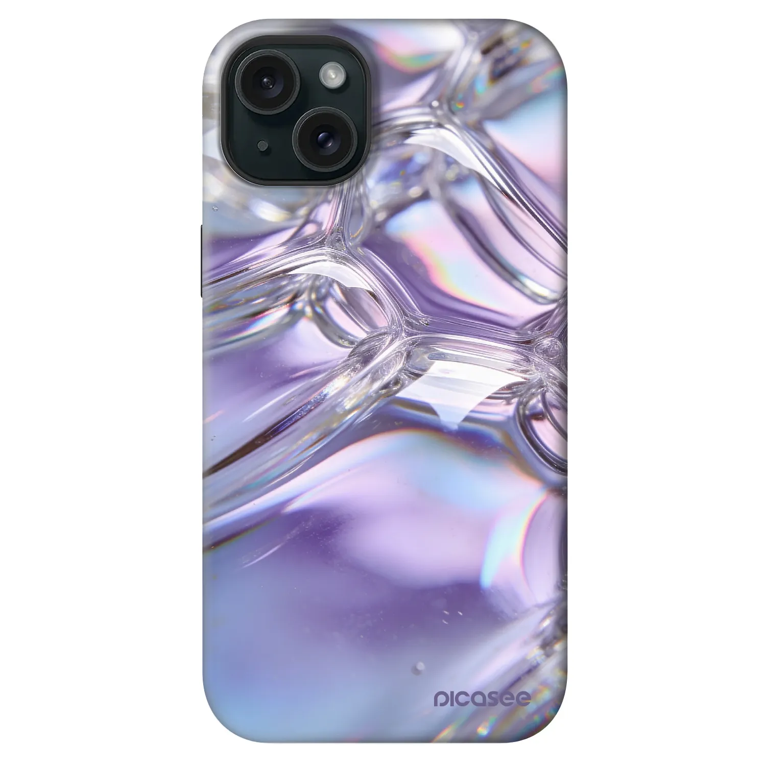 Picasee Fashion Case MagSafe pentru Apple iPhone 14 Plus - Iridescent bubbles