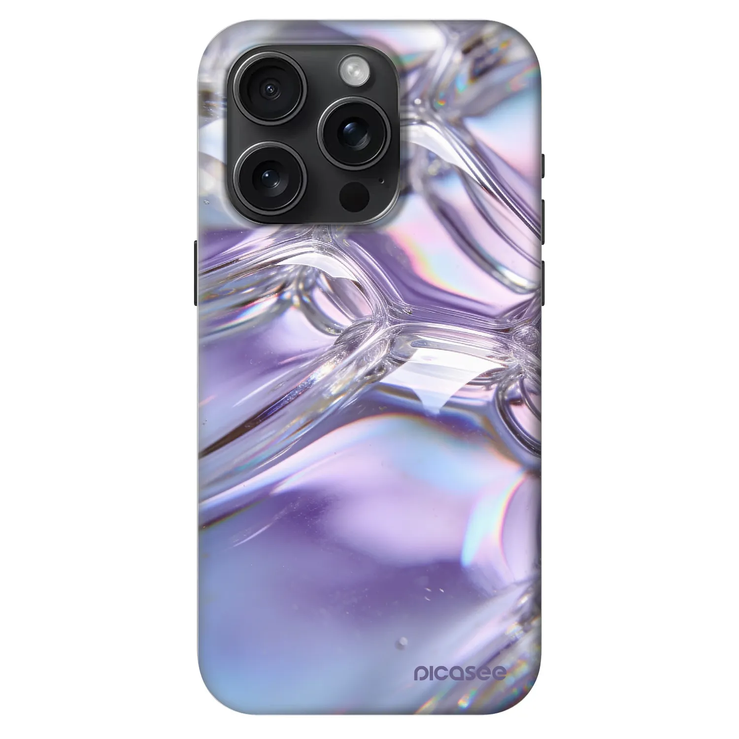 Picasee Fashion Case MagSafe pentru Apple iPhone 15 Pro - Iridescent bubbles