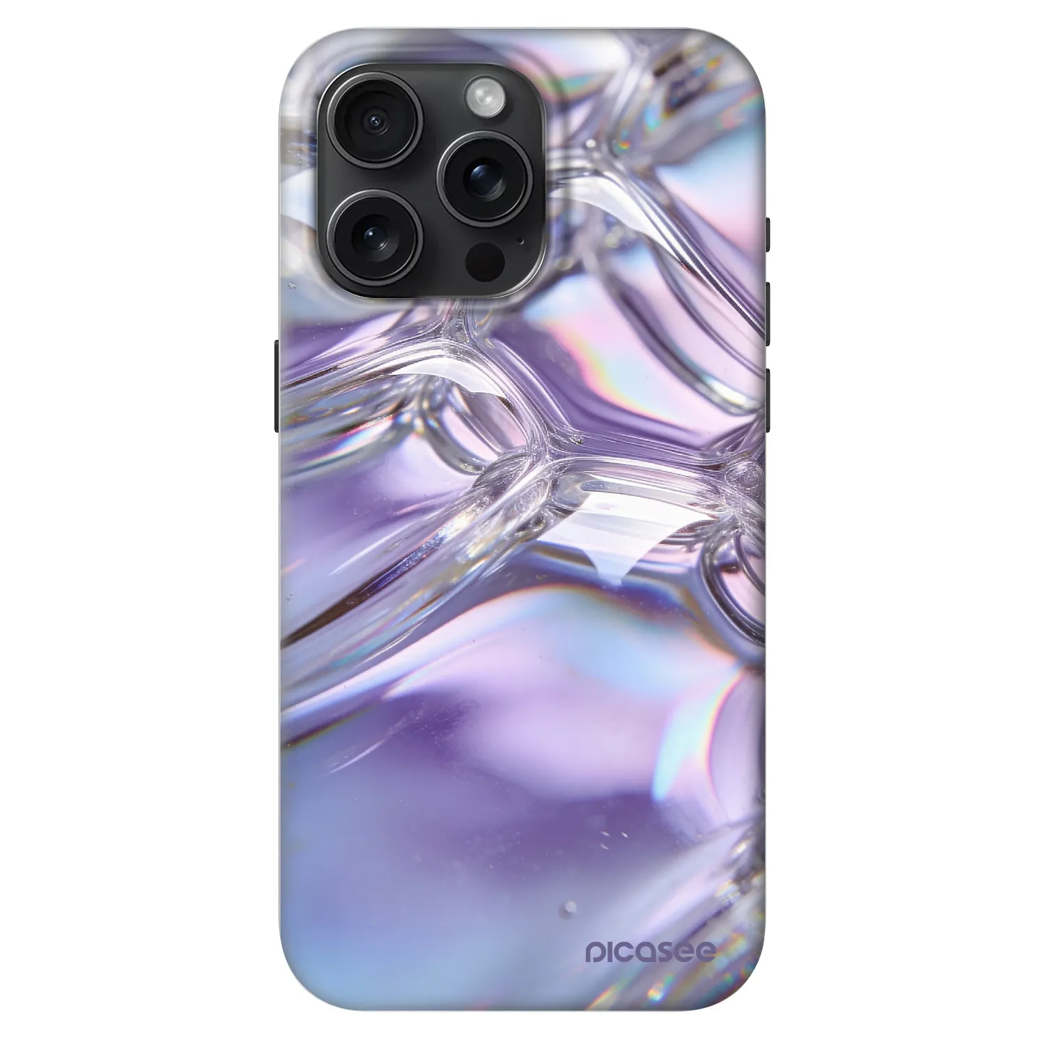 Picasee Fashion Case MagSafe pentru Apple iPhone 15 Pro Max - Iridescent bubbles