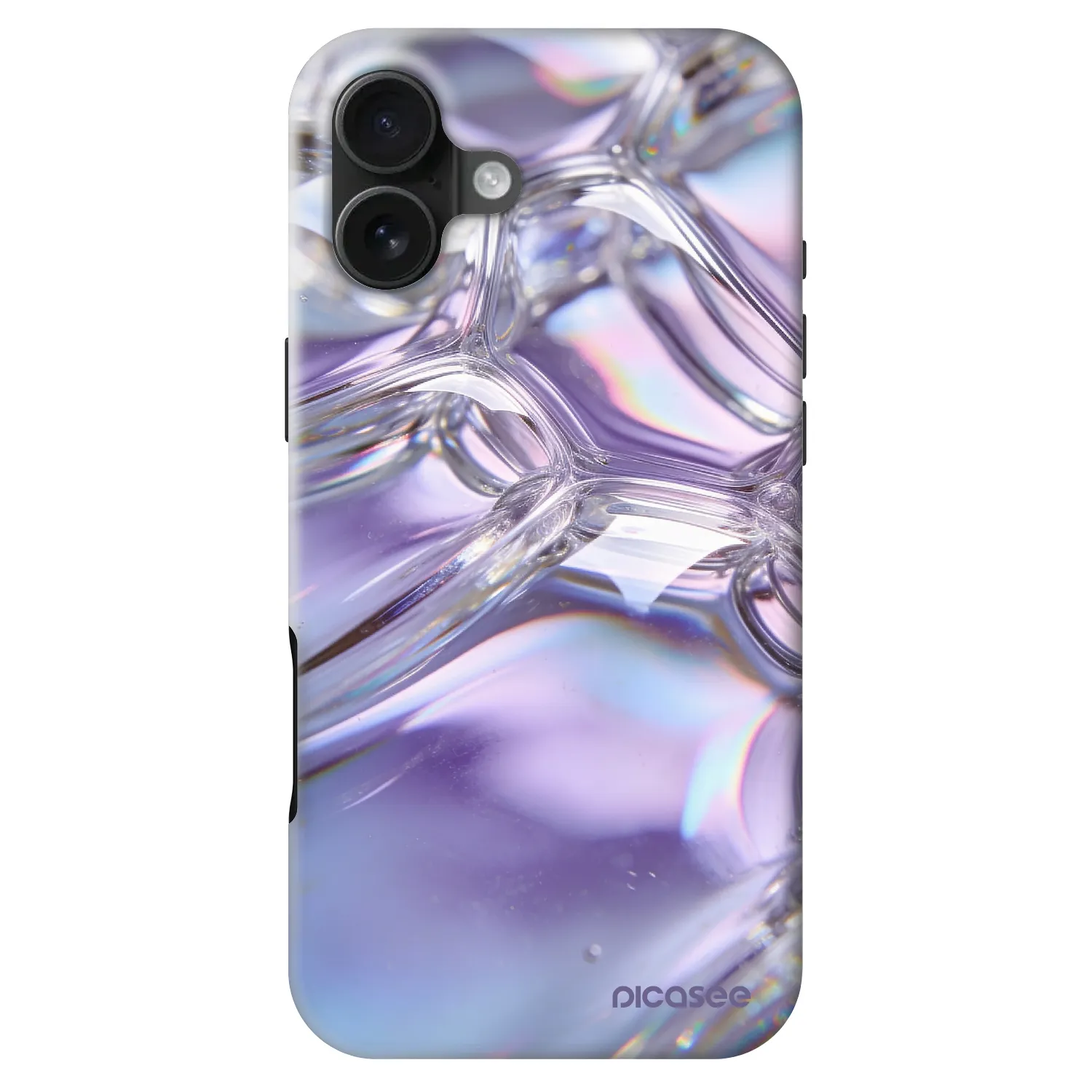 Picasee Fashion Case MagSafe pentru Apple iPhone 16 Plus - Iridescent bubbles