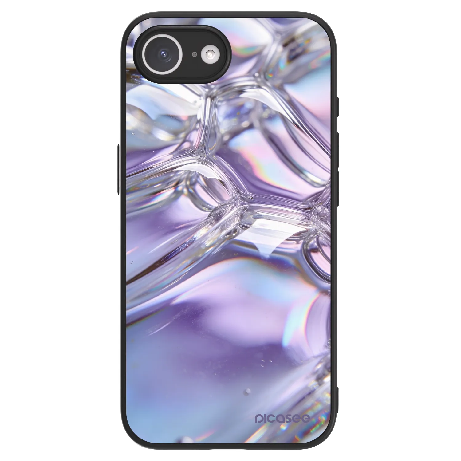 Picasee ULTIMATE CASE MagSafe pentru Apple iPhone 17e - Iridescent bubbles