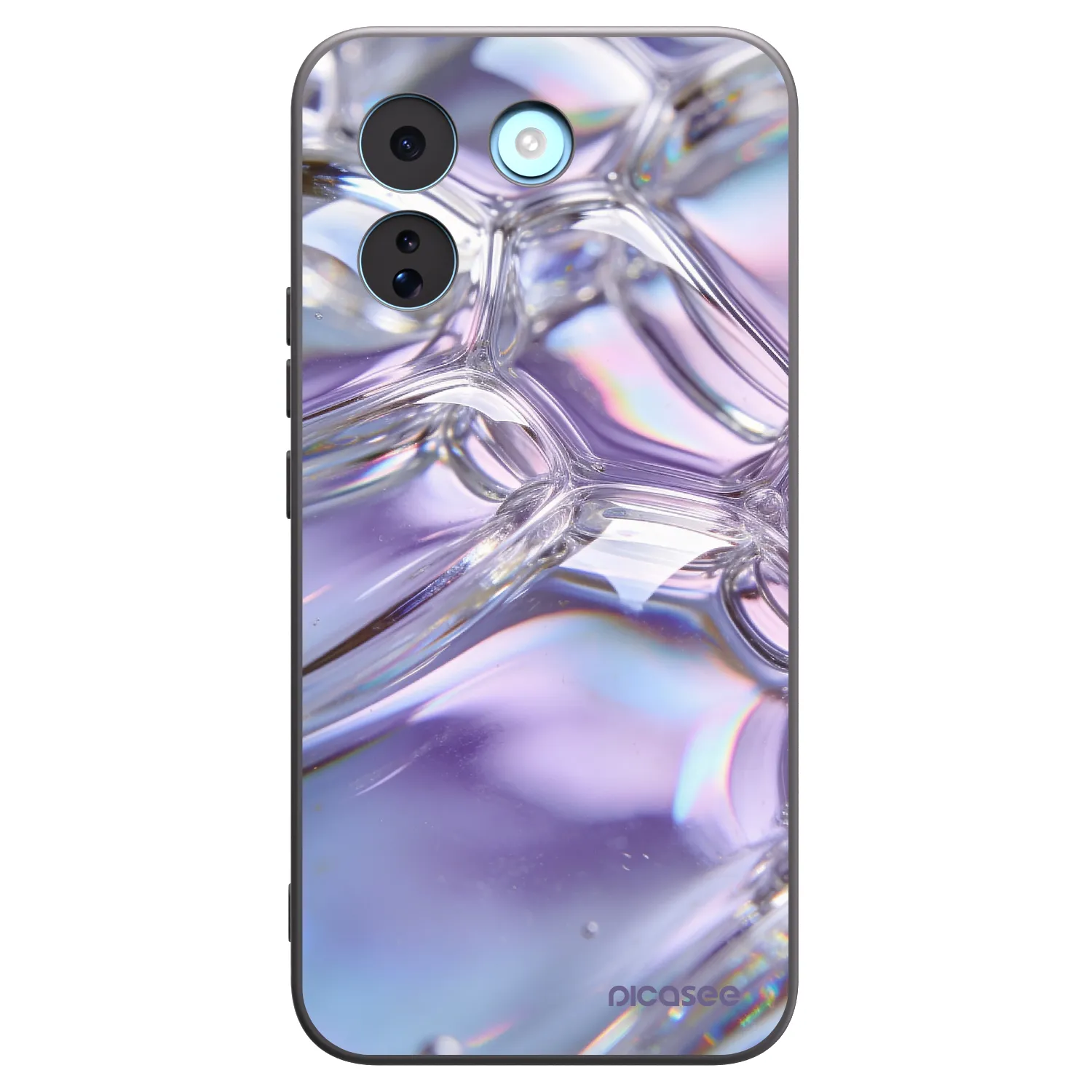 Picasee husă neagră din silicon pentru Xiaomi Redmi Note 17 Pro MAX 5G - Iridescent bubbles