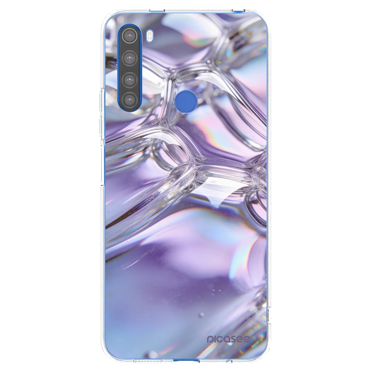 Picasee husă transparentă din silicon pentru Xiaomi Redmi Note 8T - Iridescent bubbles