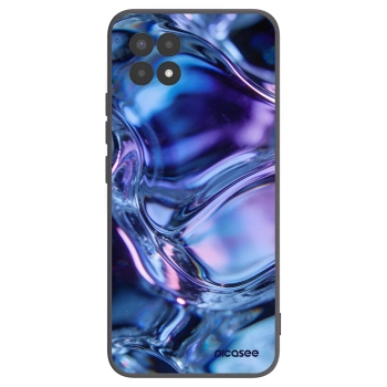 Picasee husă neagră din silicon pentru Realme 8i - Iris liquid