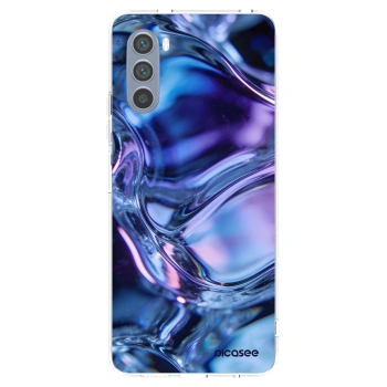 Picasee husă transparentă din silicon pentru Motorola Moto G62 - Iris liquid
