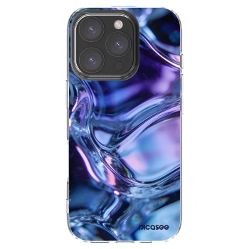 Picasee husă transparentă din silicon pentru Apple iPhone 16 Pro - Iris liquid
