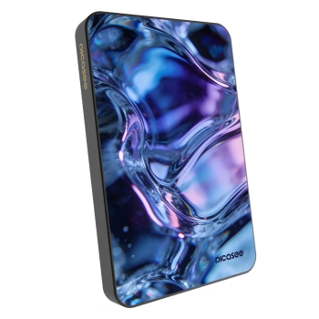 Powerbank cu MagSafe 5 000 mAh cu design propriu Gri - Iris liquid
